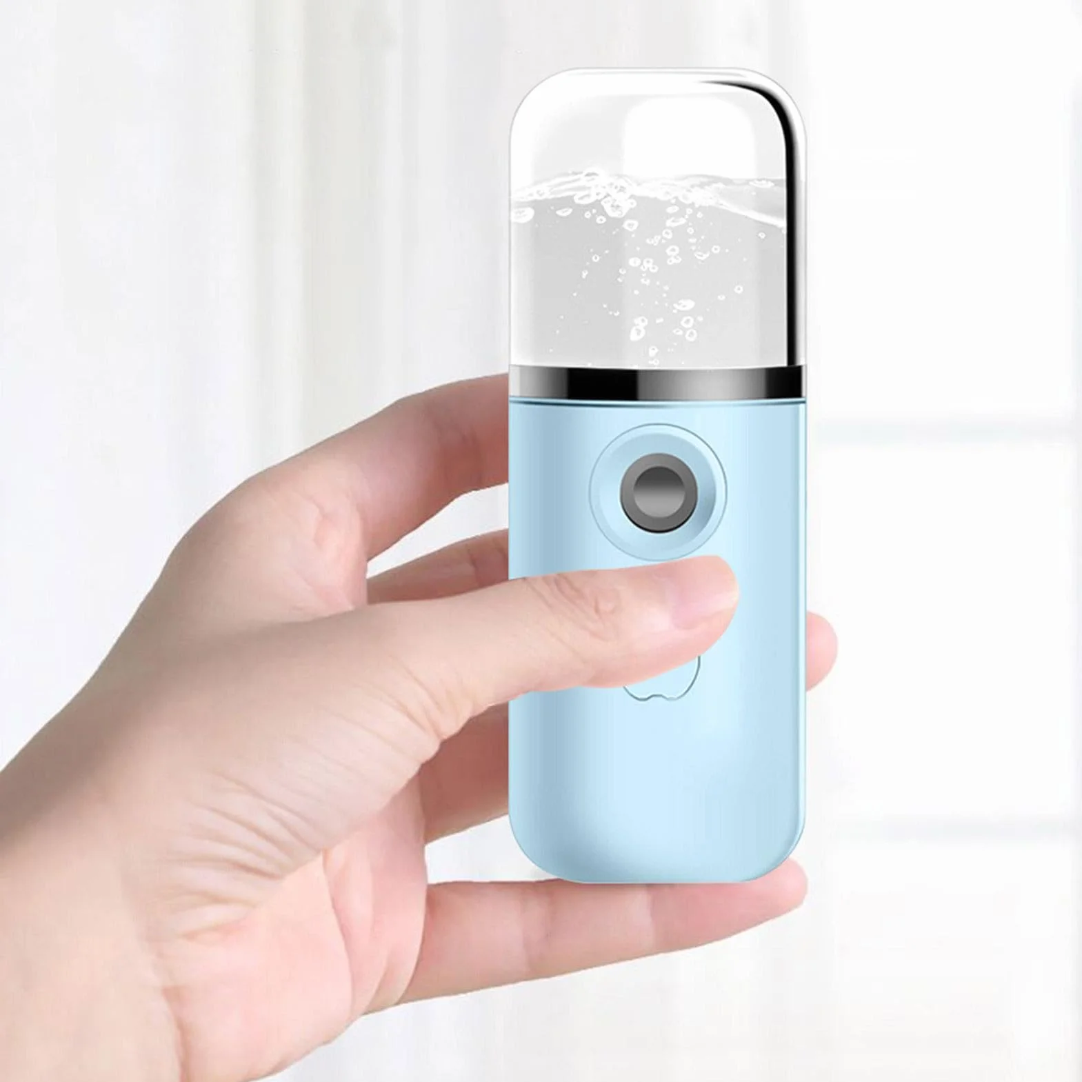Mini vaporizzatore per il viso – ABS da 35 ml, nano spray per il viso, dispositivo idratante portatile | Perfettamente ottimo per le estensioni delle ciglia e la routine di cura della pelle