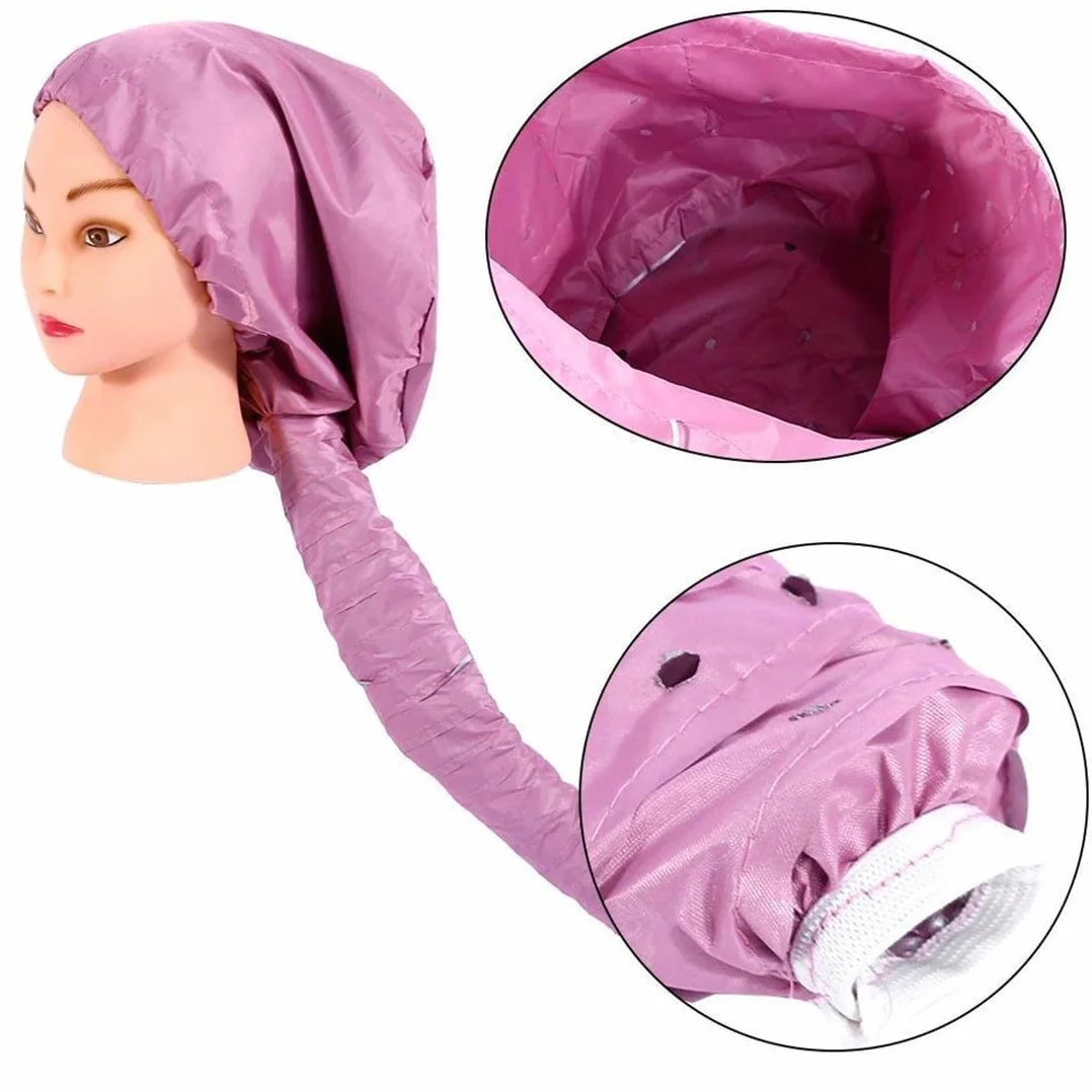 USTNIR 1 Pezzi Caschi Per L'asciugatura,Cappuccio Per Asciugacapelli, Casco Per Asciugacapelli, Cuffia Riscaldata Per La Cura Dei Capelli per Asciugatura, Acconciatura, Arricciatura