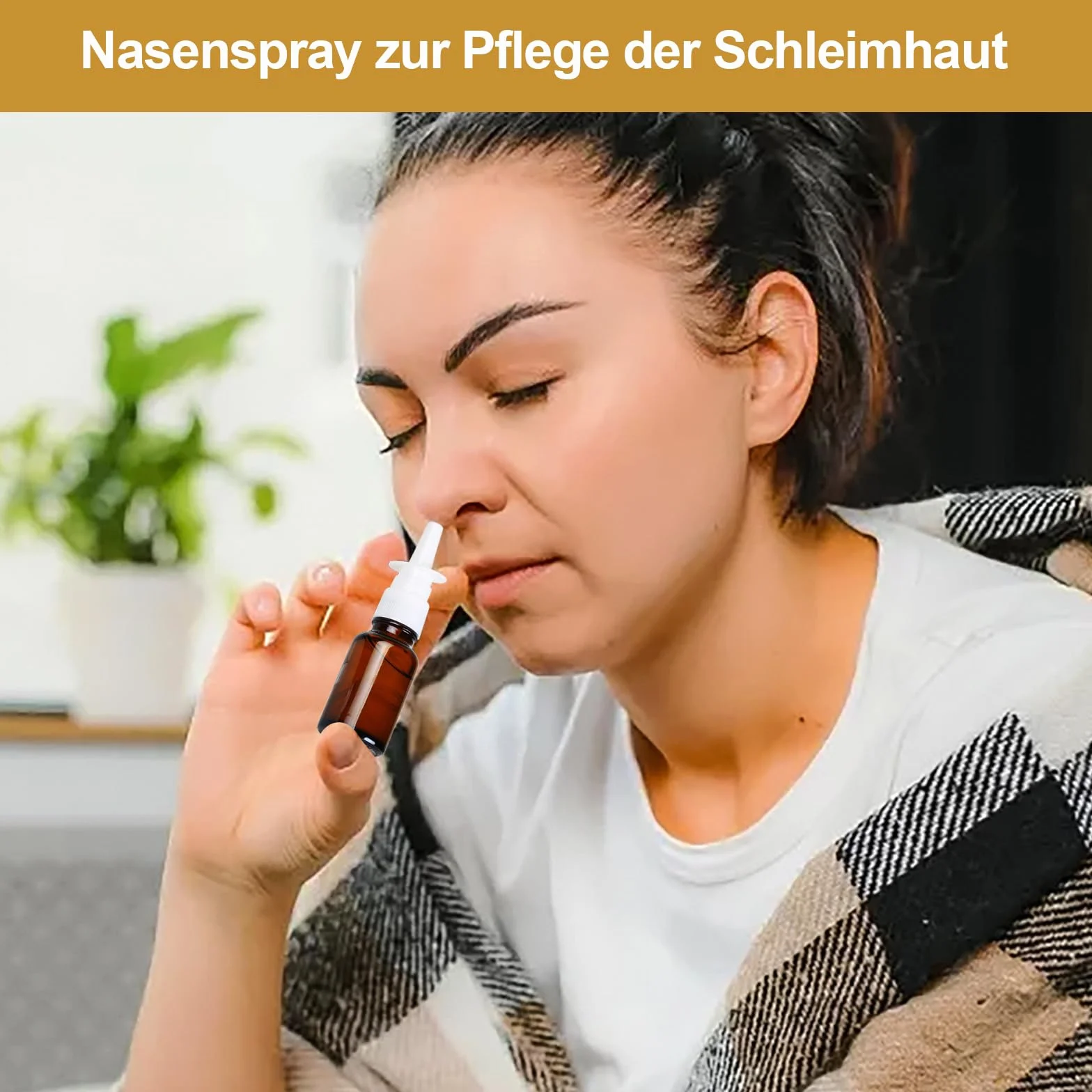 4 Pezzi Bottiglia Spray Nasale, 10ml Flaconi Spray Nasale, Riutilizzabile Spruzzatori Nasali Vuoti, Fine Vetro Nebulizzatore Spray per Profumi, Oli Essenziali, Soluzione Salina