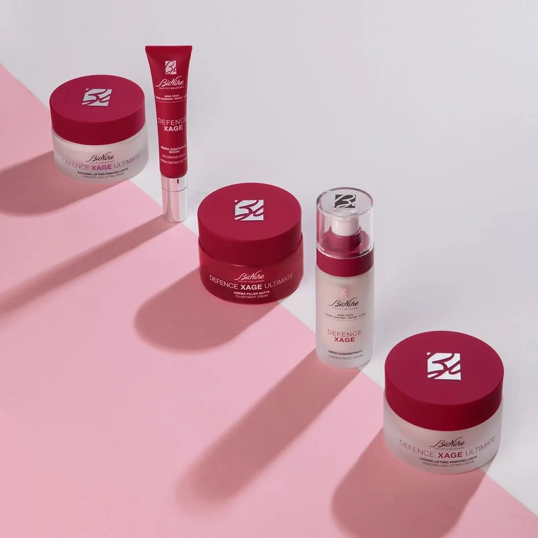 Bionike Defence Xage Ultimate - Lifting Viso Rimodellante Anti Age, Rimodella e Contrasta Rilassamento Cutaneo e Rughe Profonde, Dona Elasticità e Tonicità, 50 ml