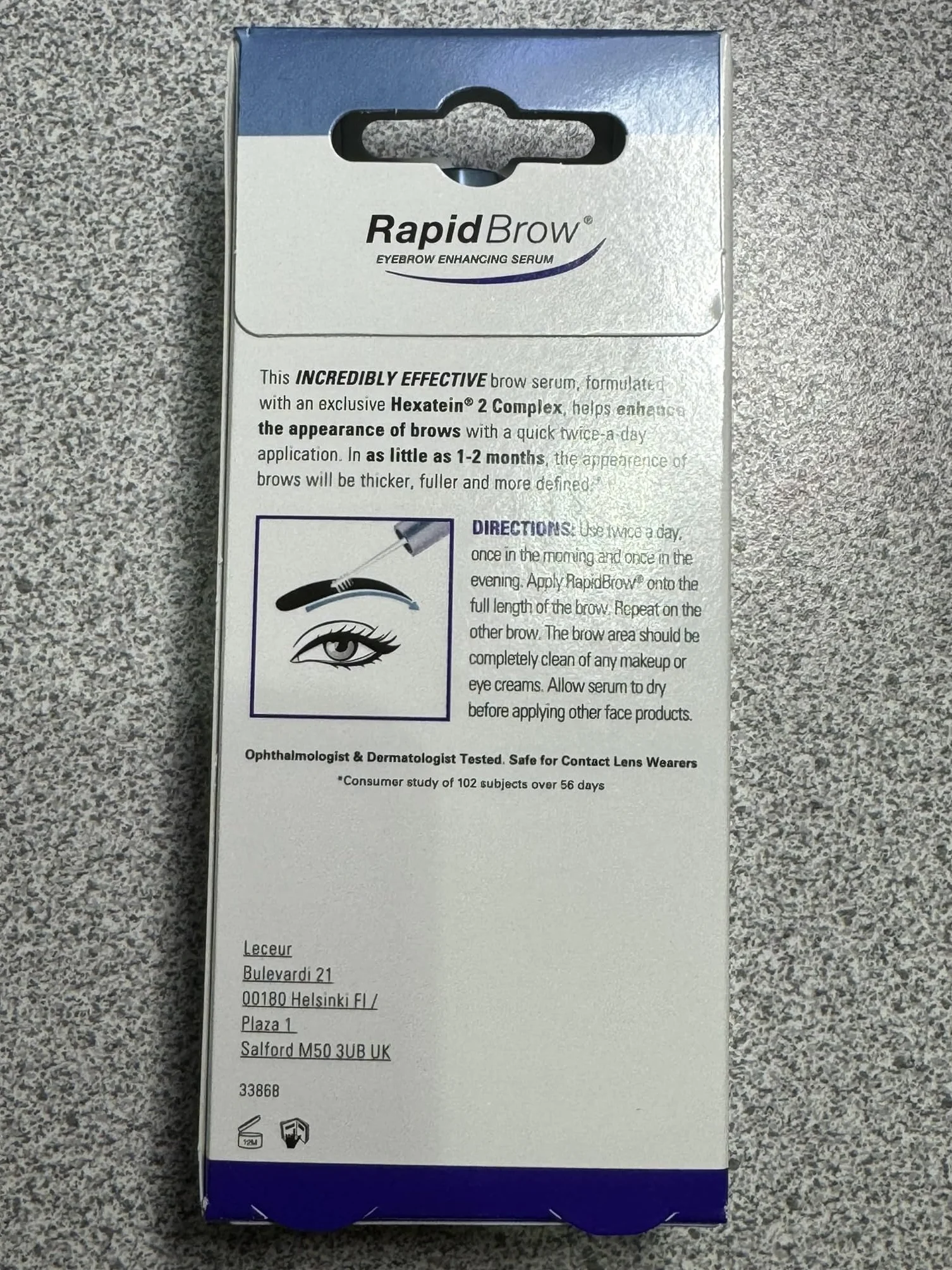 Rapidbrow Sopracciglio Migliorare Siero