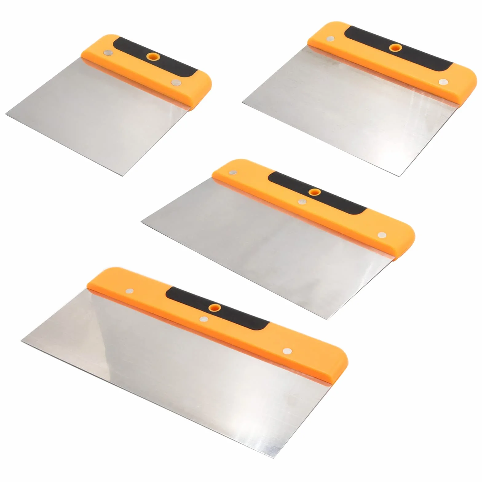 Raschietto Stucco Pala in Acciaio Inox 4 6 8 10 Pollici Utensili a Mano per Costruzione