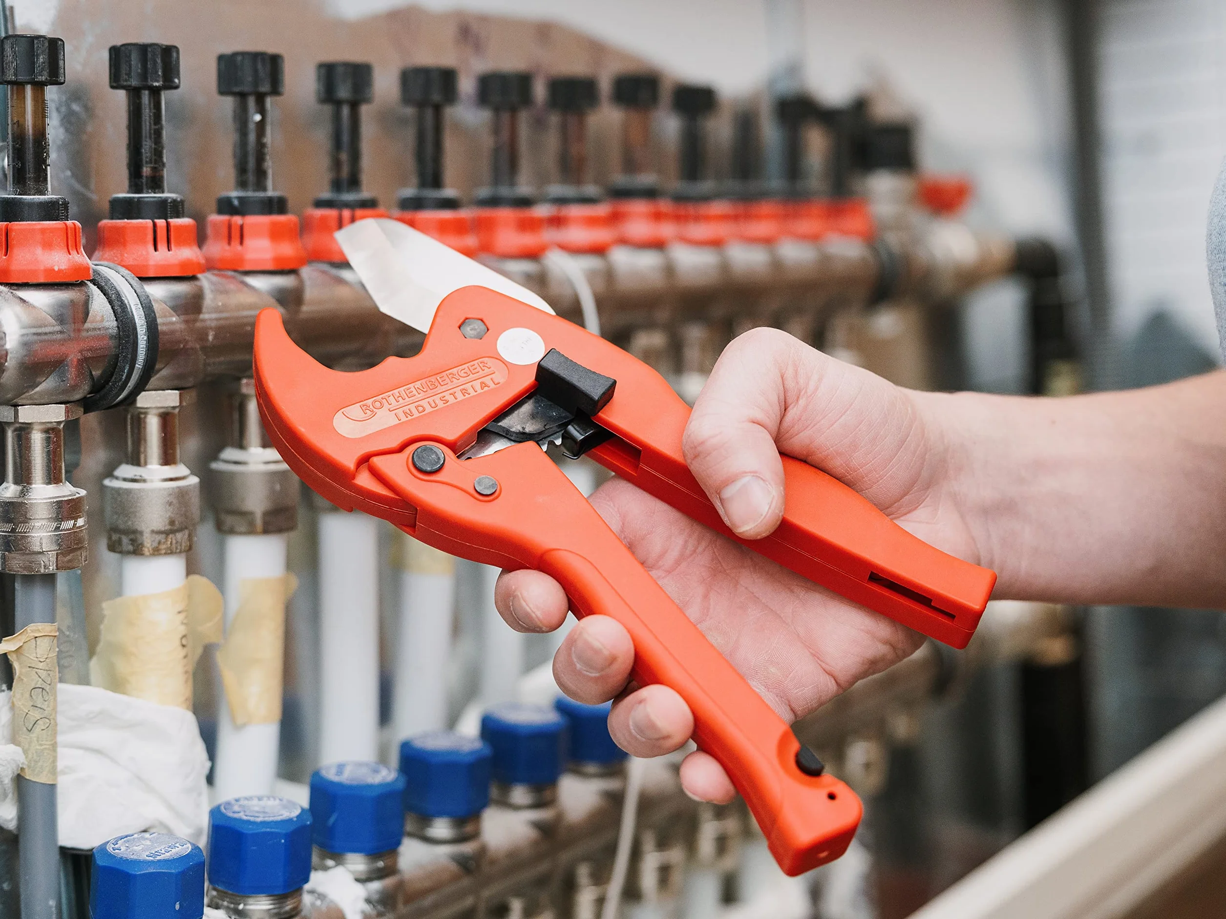 ROTHENBERGER Industrial Cesoie per tubi in plastica 42 mm lama acciaio inossidabile