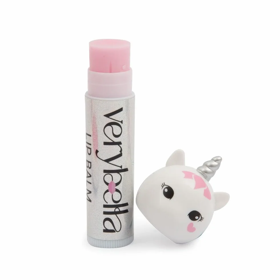 Set Make Up Tema Unicorno - 1 Blush - 1 Ombretto Toni Caldi - 1 Lip Balm Gusto Fragola - 2 Burrocacao Glitterati - Balsamo Labbra Nutre E Protegge