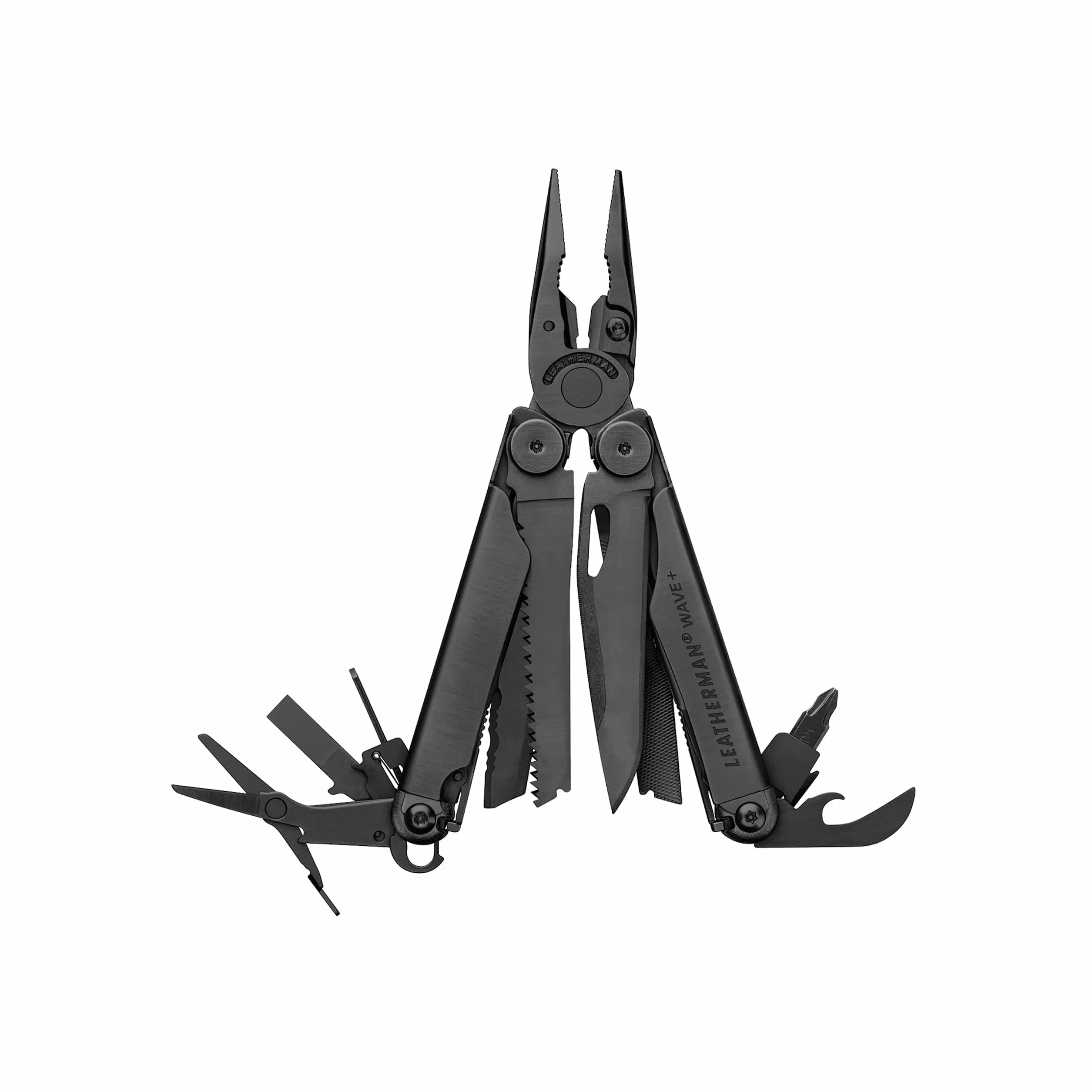 Leatherman Wave+ Multiutensile 18 in 1 Acciaio Inossidabile Lame Pinze Tagliafili Nero