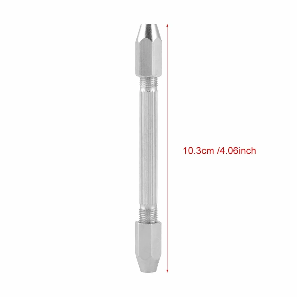Mini Trapani a Mano 0,5-3,2 mm Trapano Modellismo con 10 Punte Micro Twist Drill Bits per Bricolage