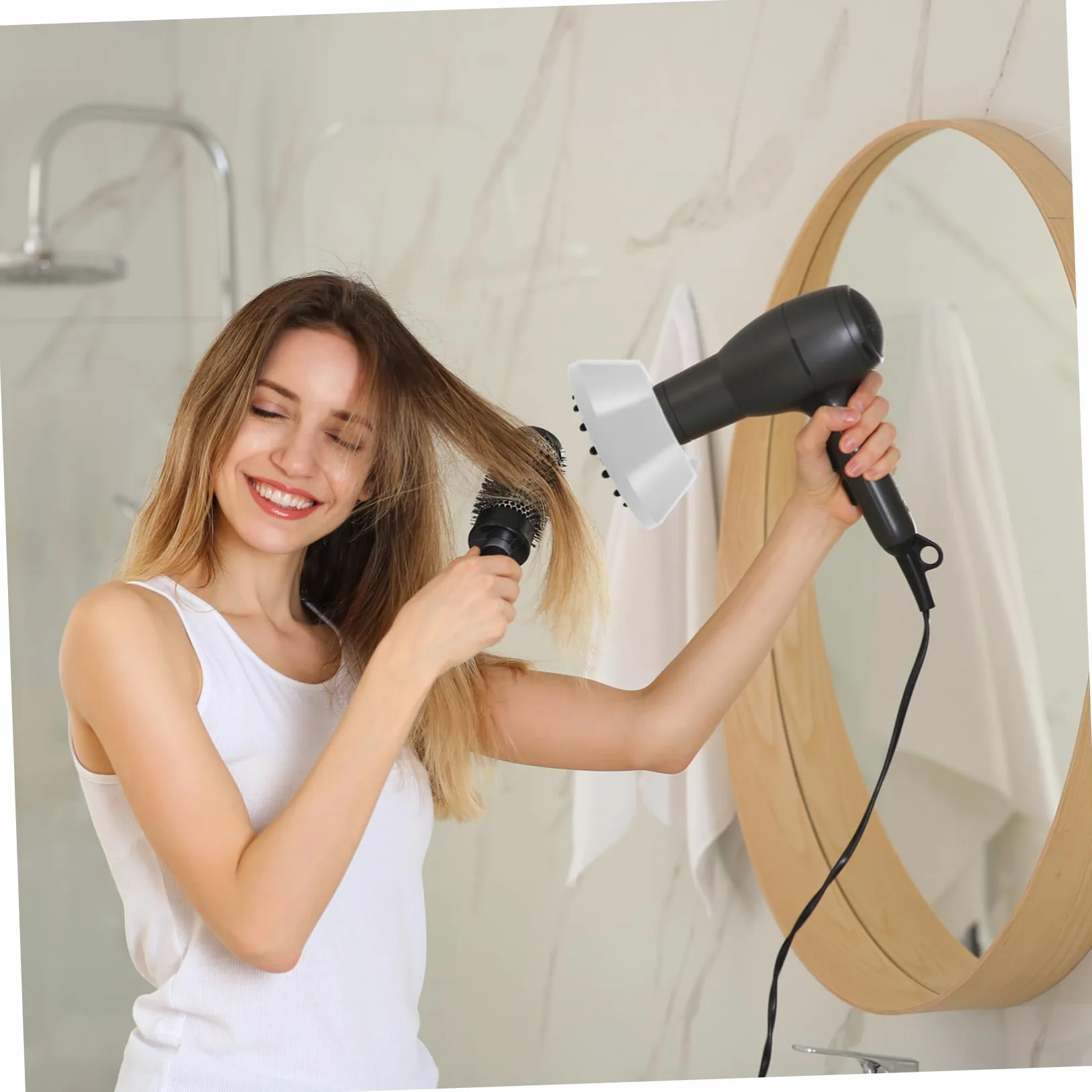 Diffusore Per Asciugacapelli Diffusori Per Diffusore Pieghevole Portatile Adatto Per Capelli Mossi e