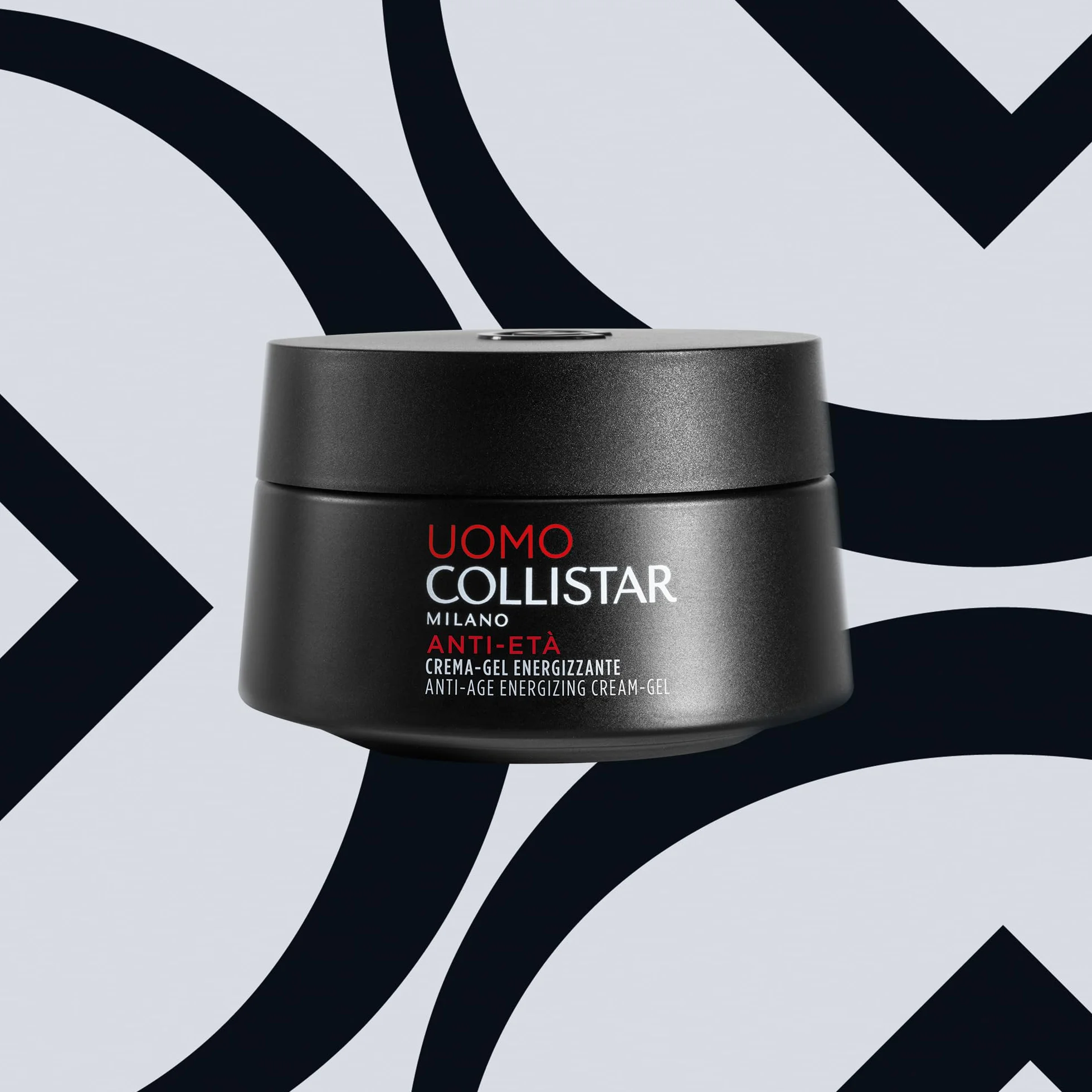 Collistar Linea Uomo Crema-Gel Energizzante, Azione Antirughe e Antifatica, Fresca, Ottima per Tutti i Tipi di Pelle, con Vitamine A, B5 ed E, Previene Rughe e Segni d'Espressione, 50 ml