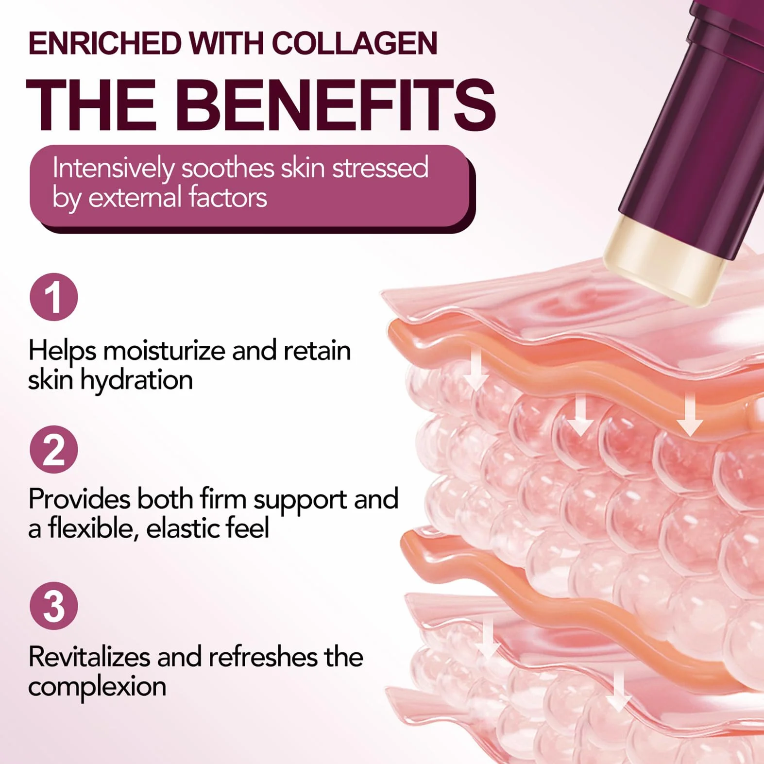 Calcium Volume Multi Balm, Cemenrete Calcium Multi Balm Stick, Anti Aging Crema Occhi contro rughe e linee sottili, collagene, balsamo per gli occhi, collo, viso (9 g)