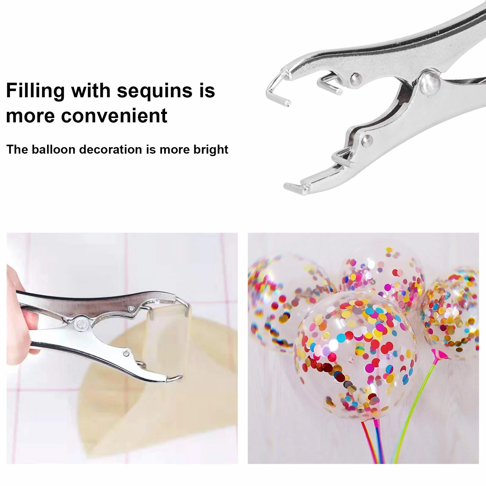 Pinze di Espansione a Palloncino in Acciaio Inossidabile Regolabili per Fai-da-te