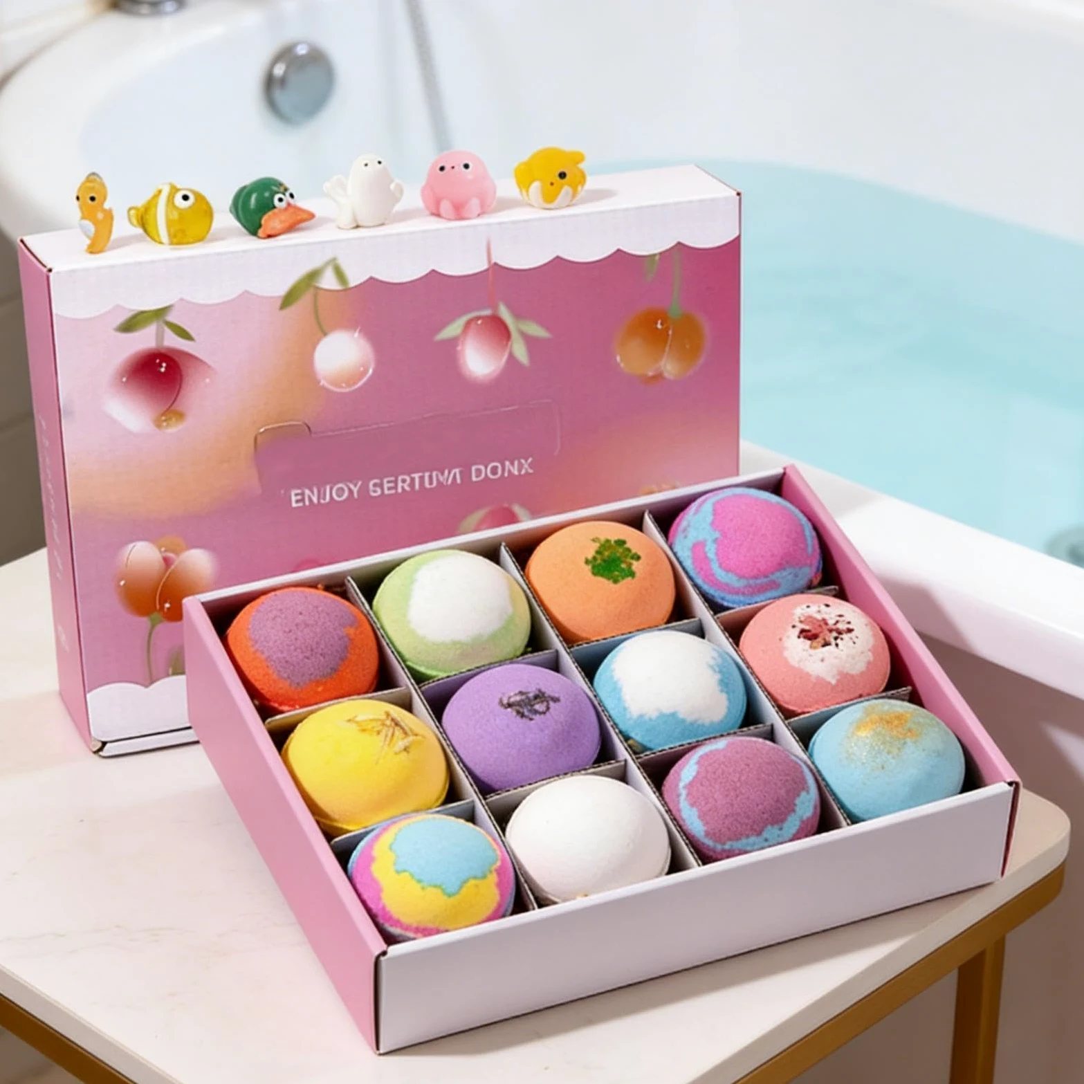 Bombe da Bagno Effervescenti Detergente Corpo Colorato Rilassante | Bombe Effervescenti Doccia per Relax, , Spa, Casa, Bagno, Hotel, Regalo Unisex