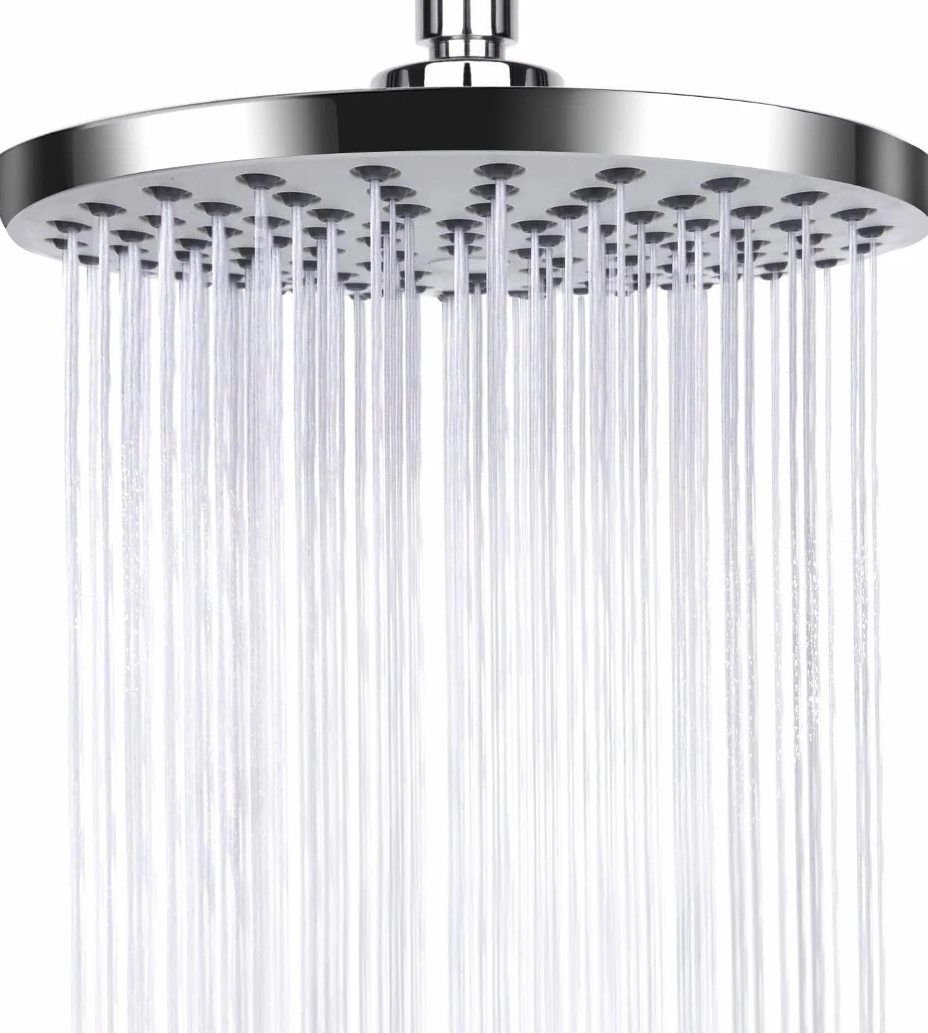 Soffione Doccia Rotondo 24.5 cm Inox 304 Anticalcare Alta Pressione