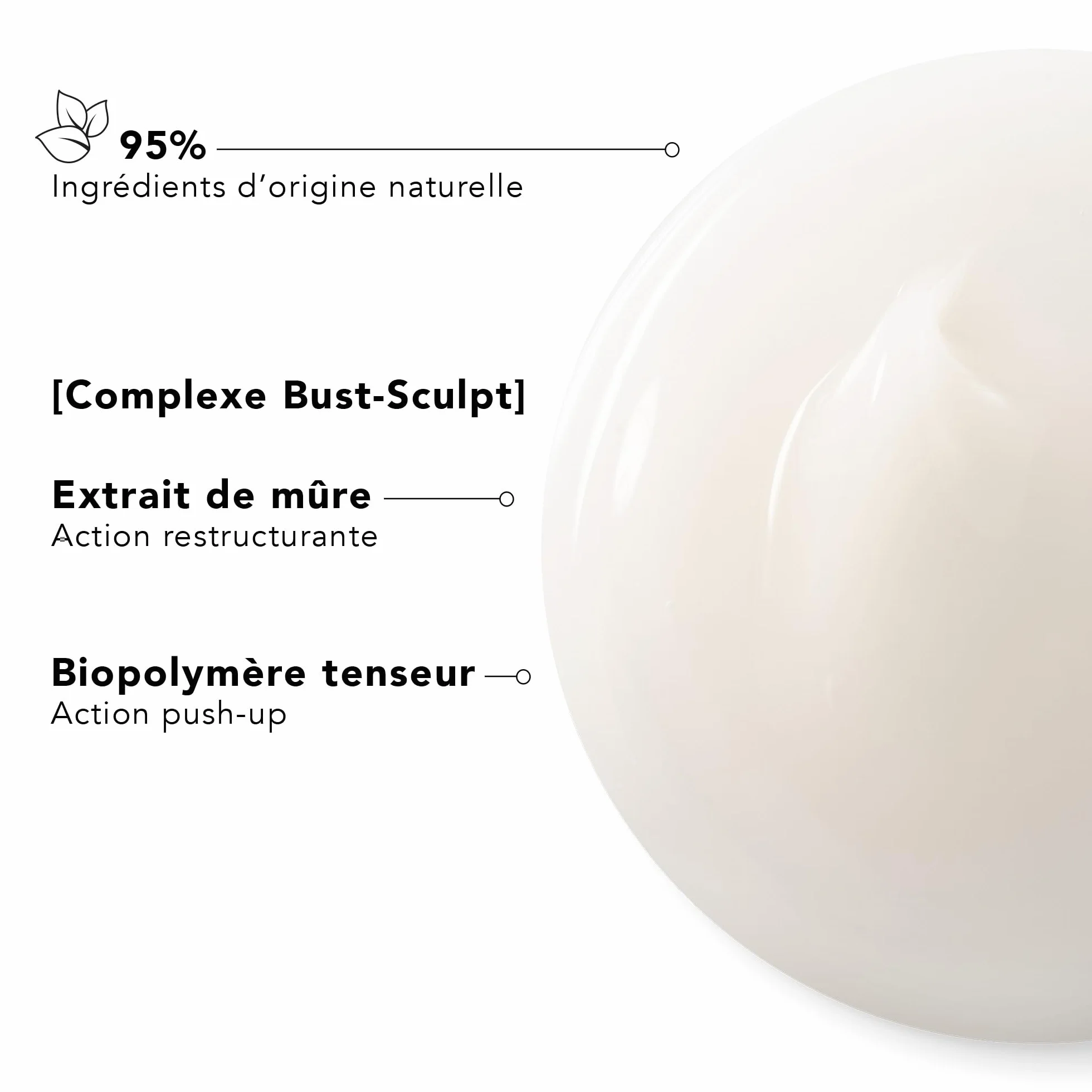 Lierac Body Sculpt Gel seno e décolleté, Trattamento Tonificante e rassodante, Ottimo per Seno Rilassato, Formato da 75 ml