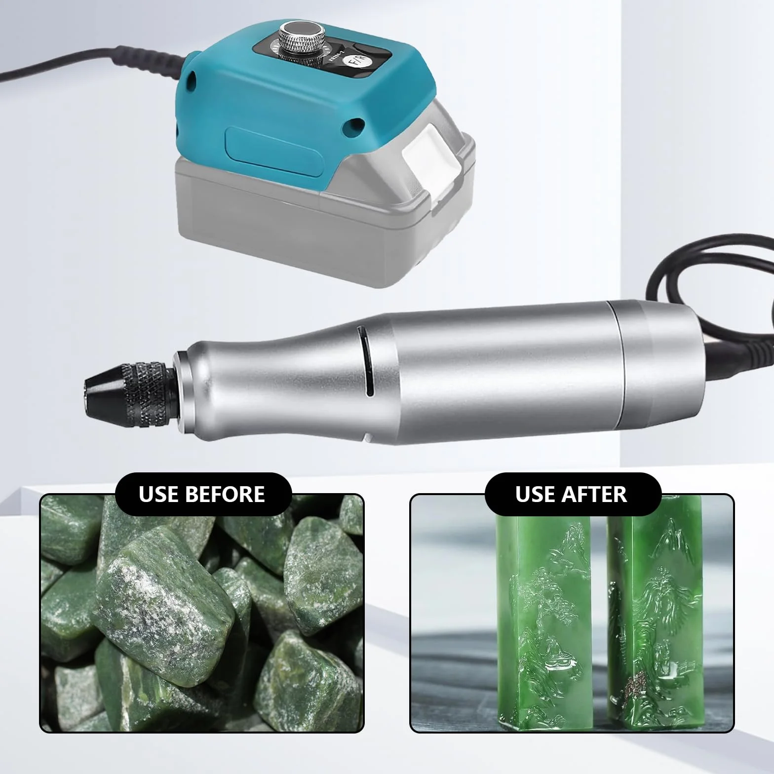 Makita 18 V Strumento Multifunzione a Batteria Senza Spazzole con 128 Accessori