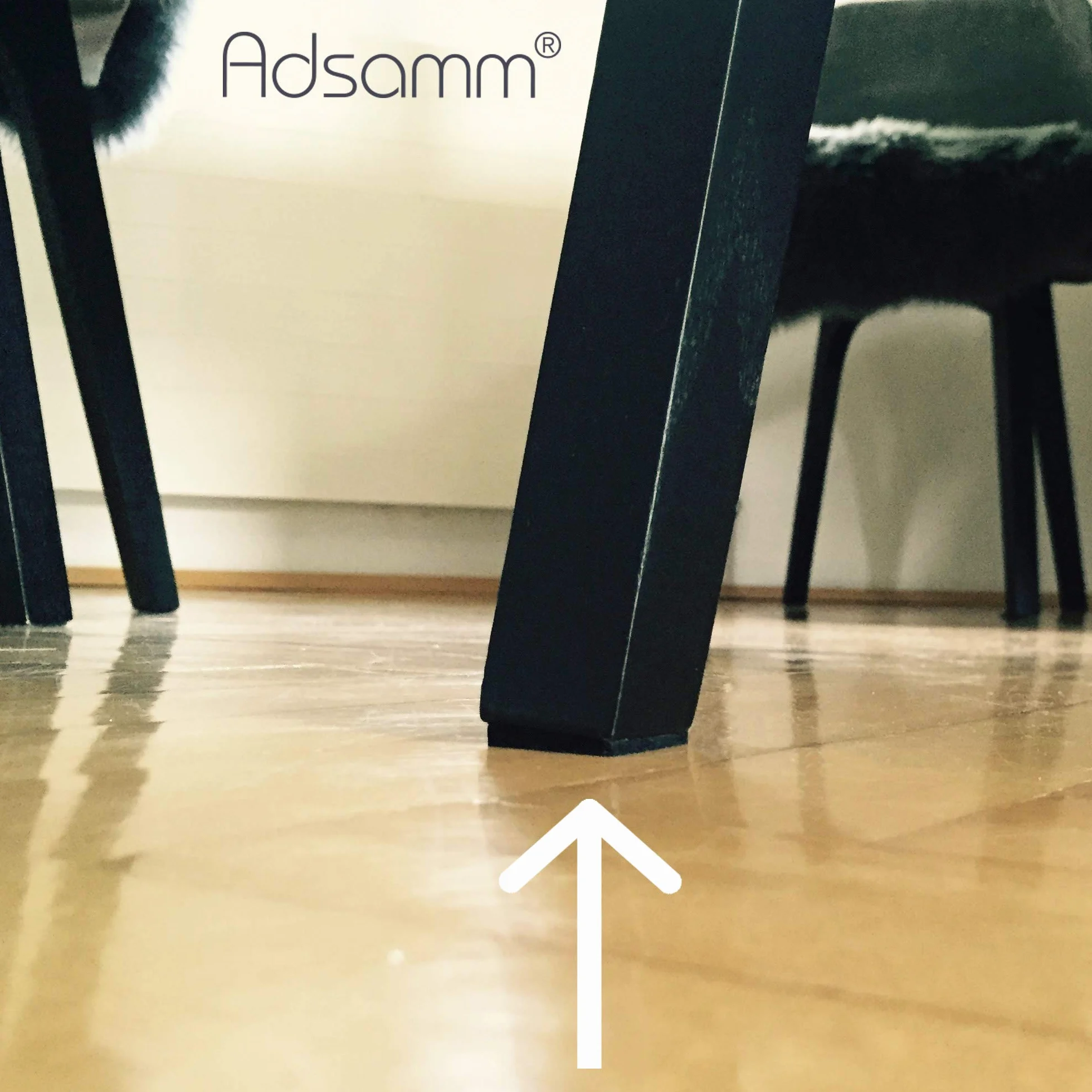 Feltrini Autoadesivi Neri Ø 20 mm Tondi Piedini Mobili Feltro 3.5 mm Pad Protettivi Arredi