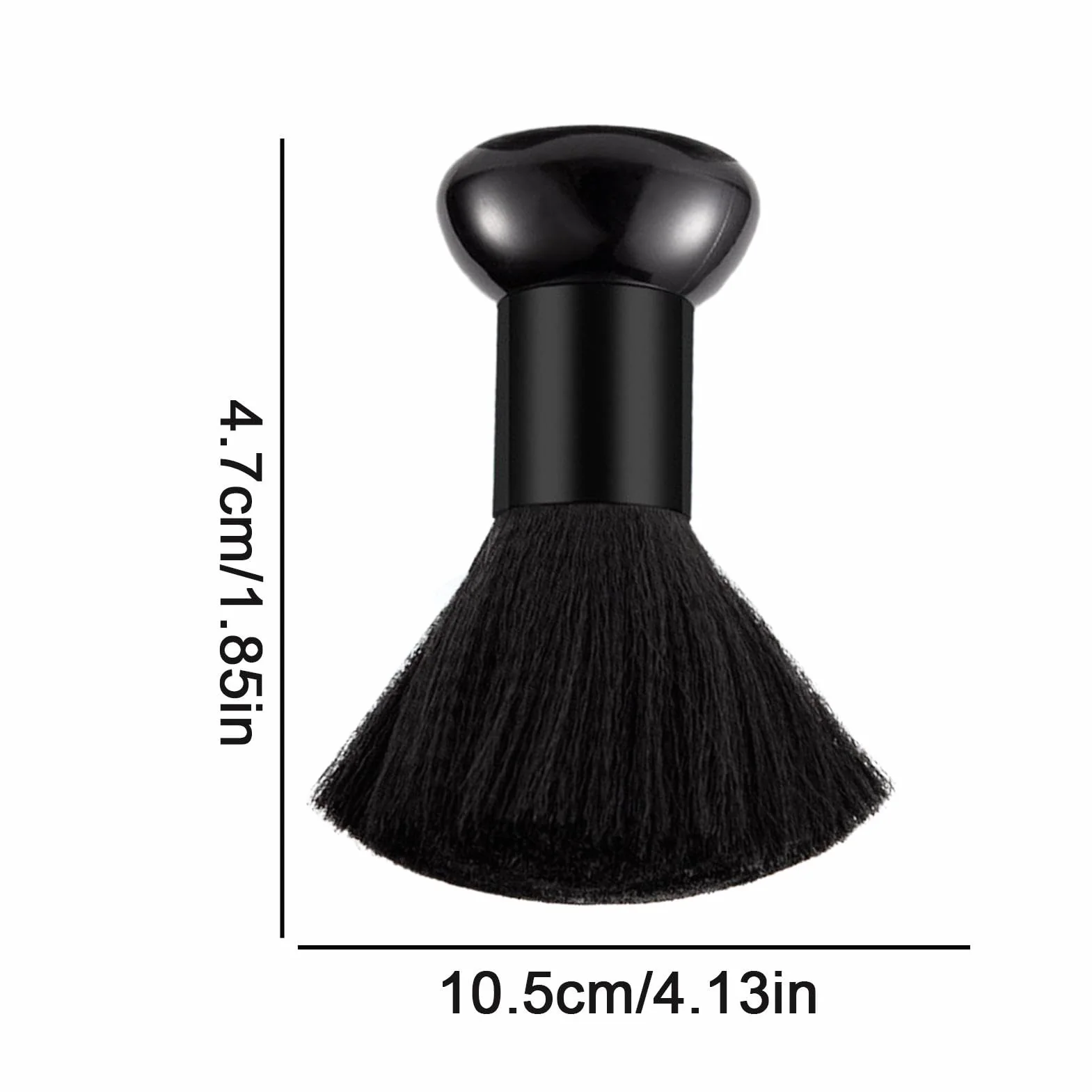 Spazzola Professionale per Parrucchiere e Collo - 4,7x10,5 cm Pulizia Capelli Rotti