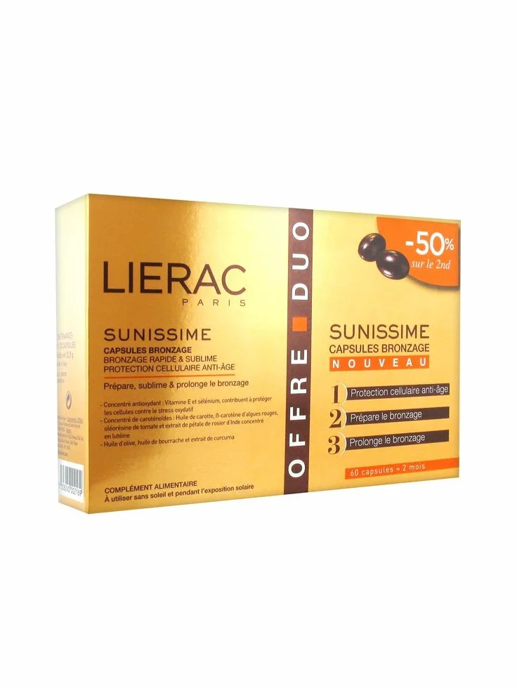 Lierac sunissime duo capsulas