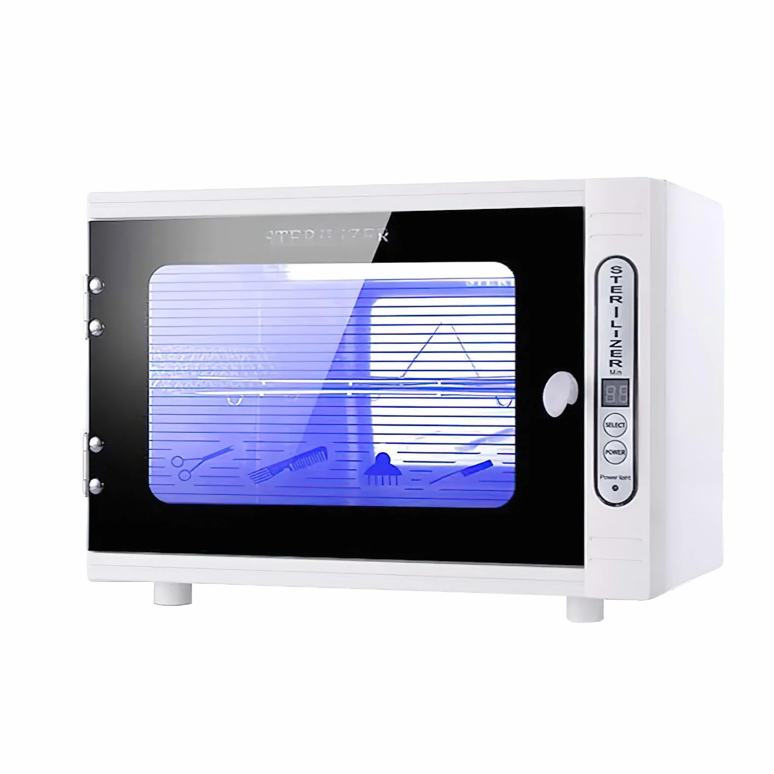 Armadio di disinfezione UV,Macchina sterilizzatore UV,Sterilizzatore UV LED altamente efficace con timer,Professionale Nail Tools Sterilizzatore per il salone,Odontoiatria,Manicure (Bianco)