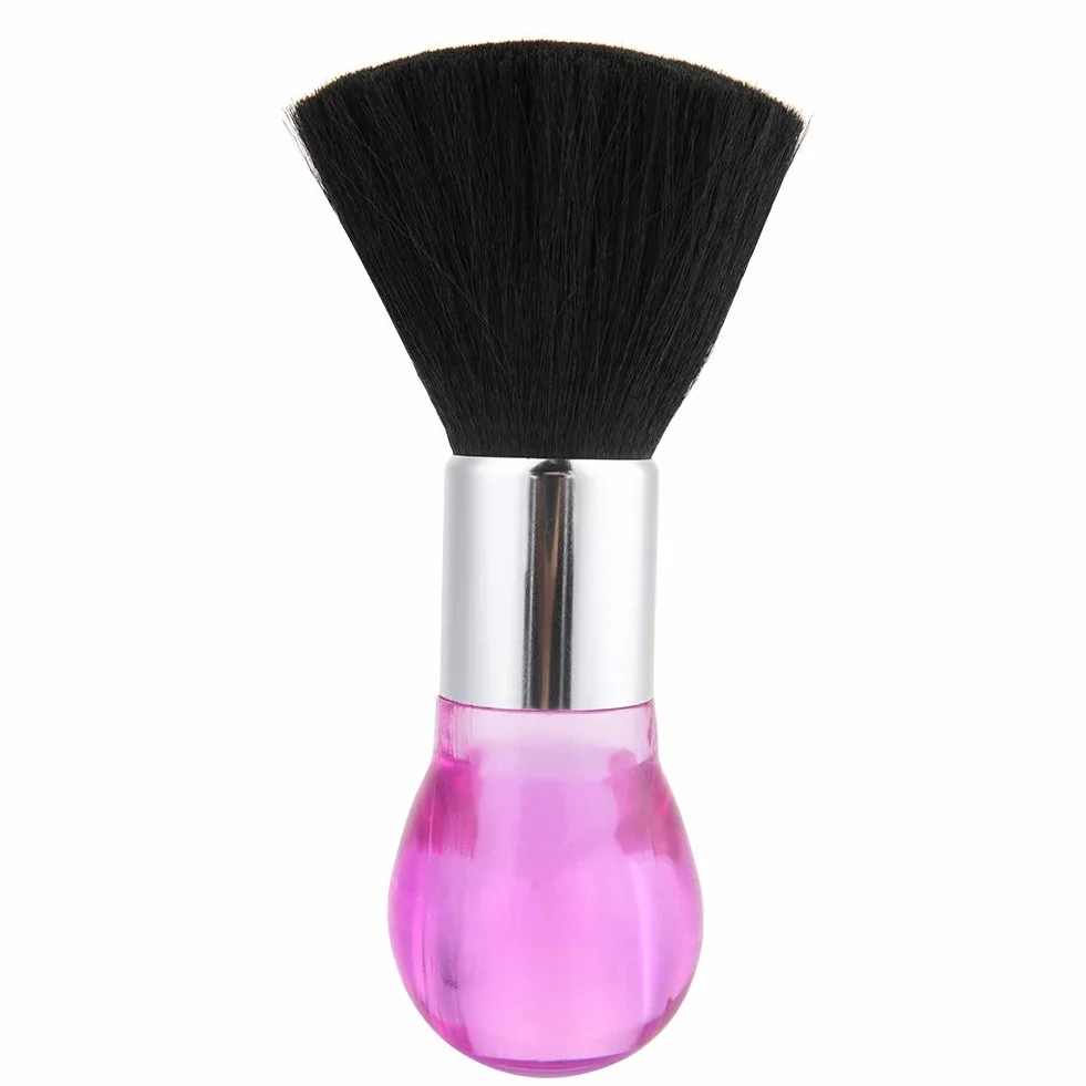 Pennello Parrucchiere, Barbiere collo spazzola ideale per rimuovere i capelli dopo il taglio, Spazzola per spolverino per il collo, spazzola per capelli pulita per capelli da barbiere Strumento (Rosa)