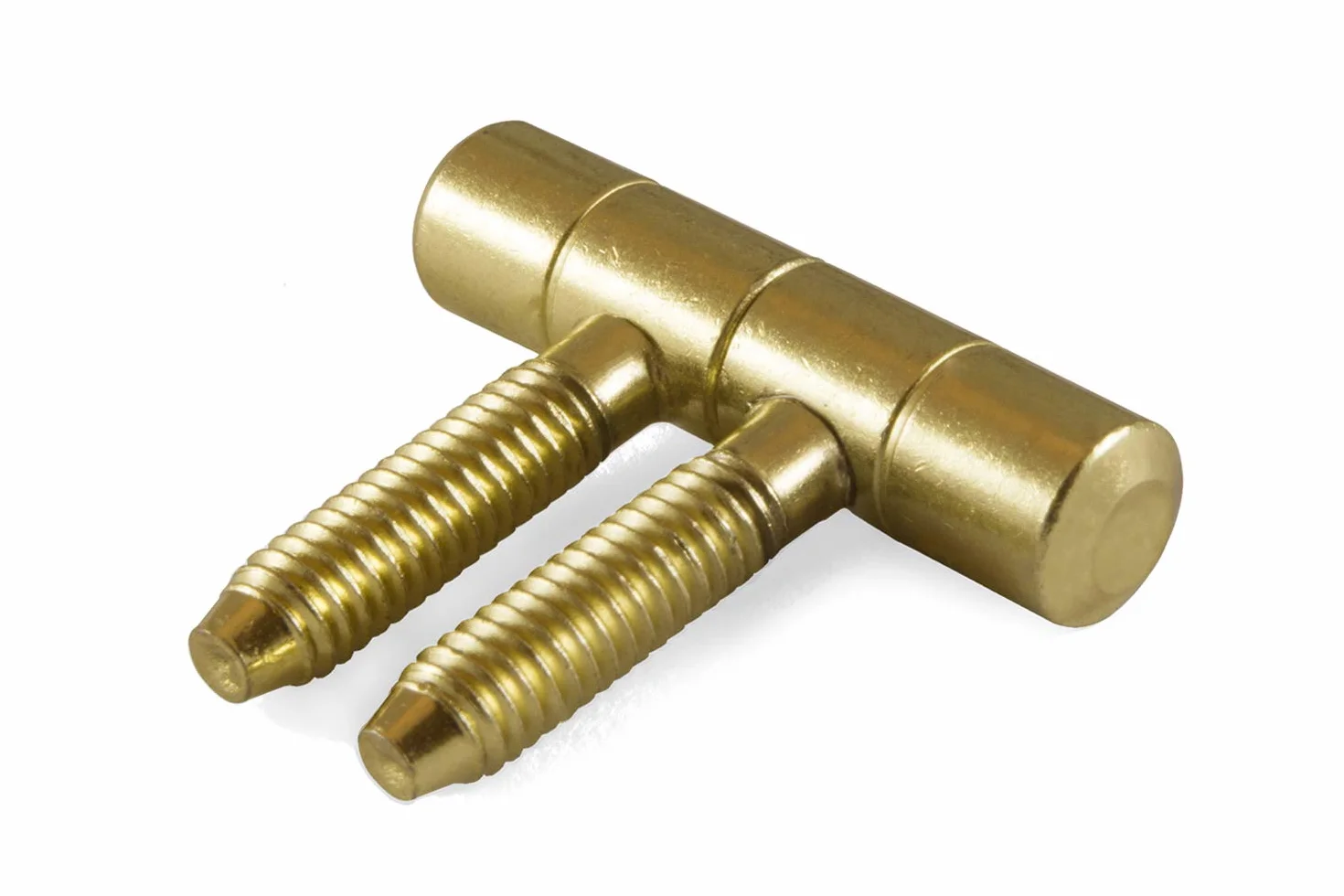 Cerniere per infissi ANUBA in Ferro ottonato Ø 9 mm 2 Pezzi Bronzo