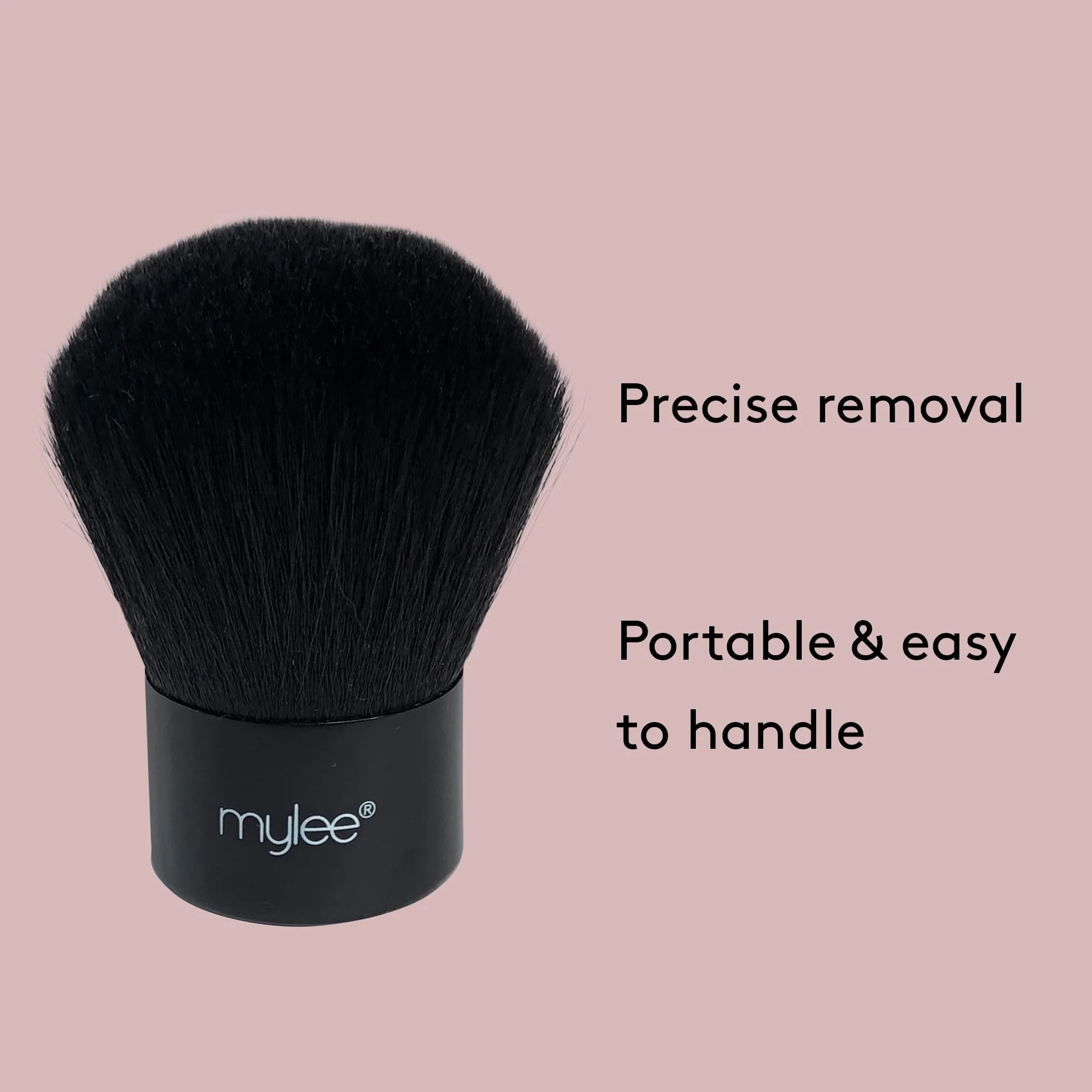 Mylee Pennello Duster Brush per Spolverare le Unghie, Rimuove Polvere della Limatura, per Glitter, Unghie in Acrilico e Nail Art, Spazzola Pratica e Facile da Usare, Compatta, Precisa e Comoda