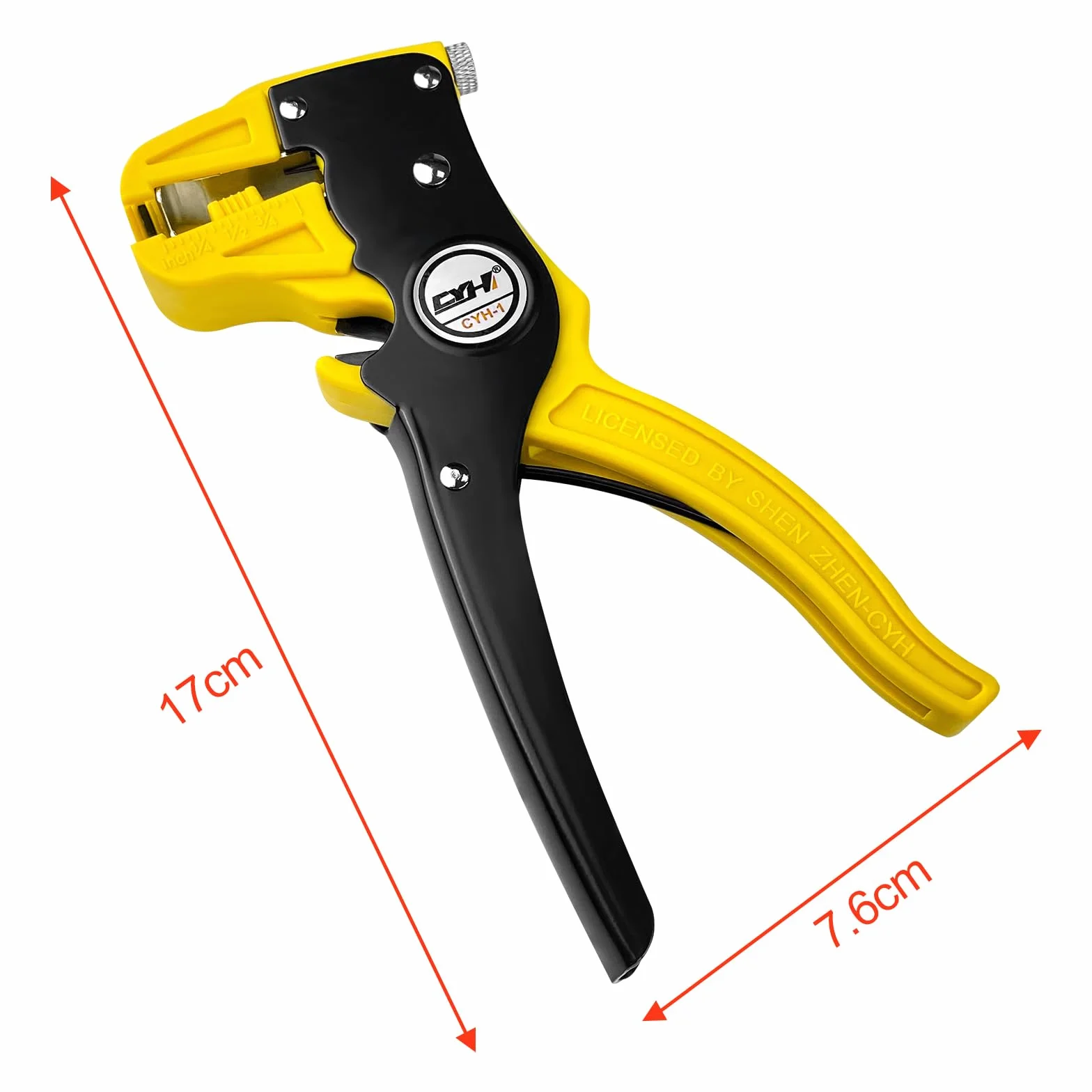 Relota Pinza Spelafili Automatica 2 in 1, Spellacavi Frontale Autoregolabile 0.5-6mm per Taglio Cavi