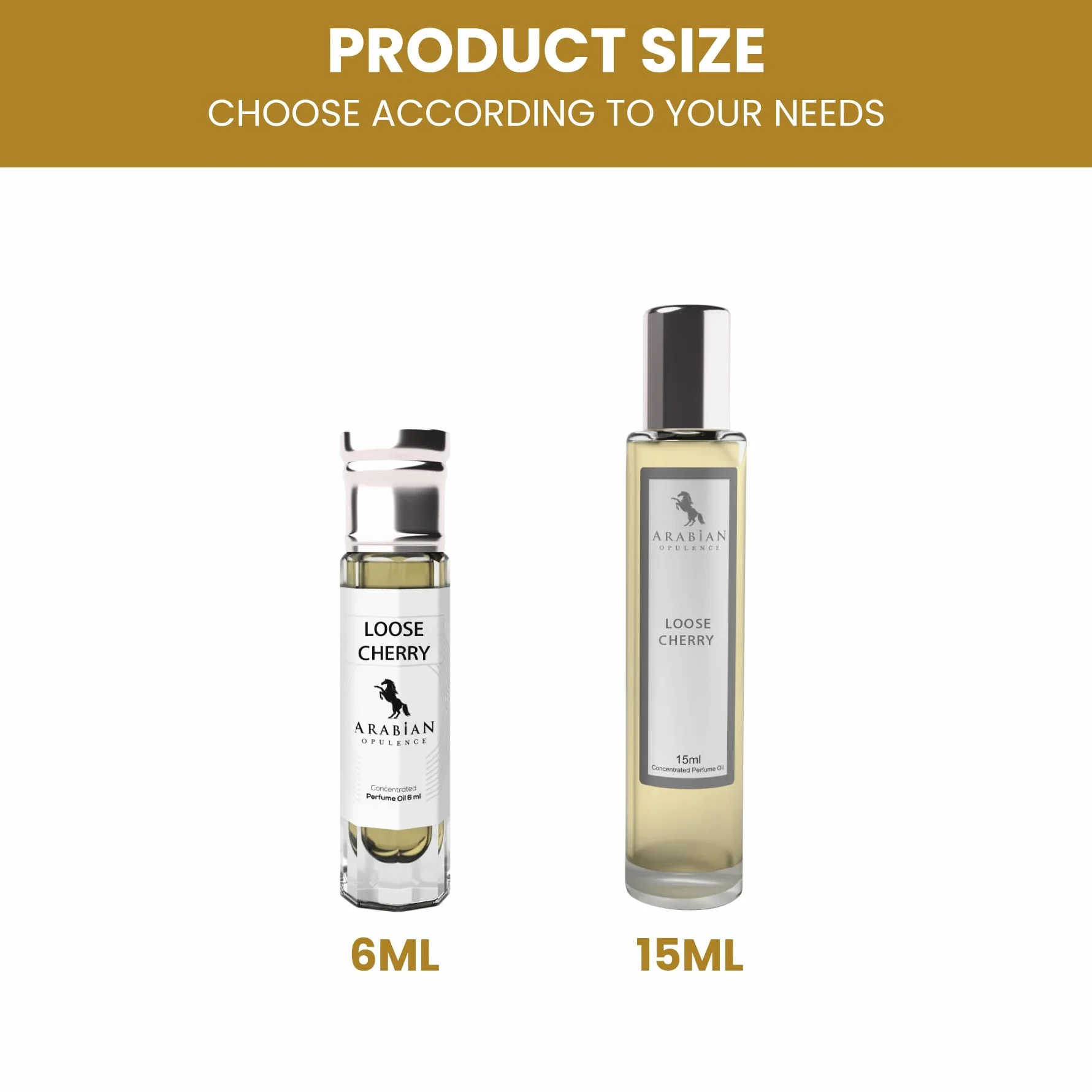 FR313 LOOSE CHERRY olio profumato unisex bottiglia roll-on 6ml Arabian Opulence Frutto/dolce/mandorla/nocciola/balsamico (6ML)
