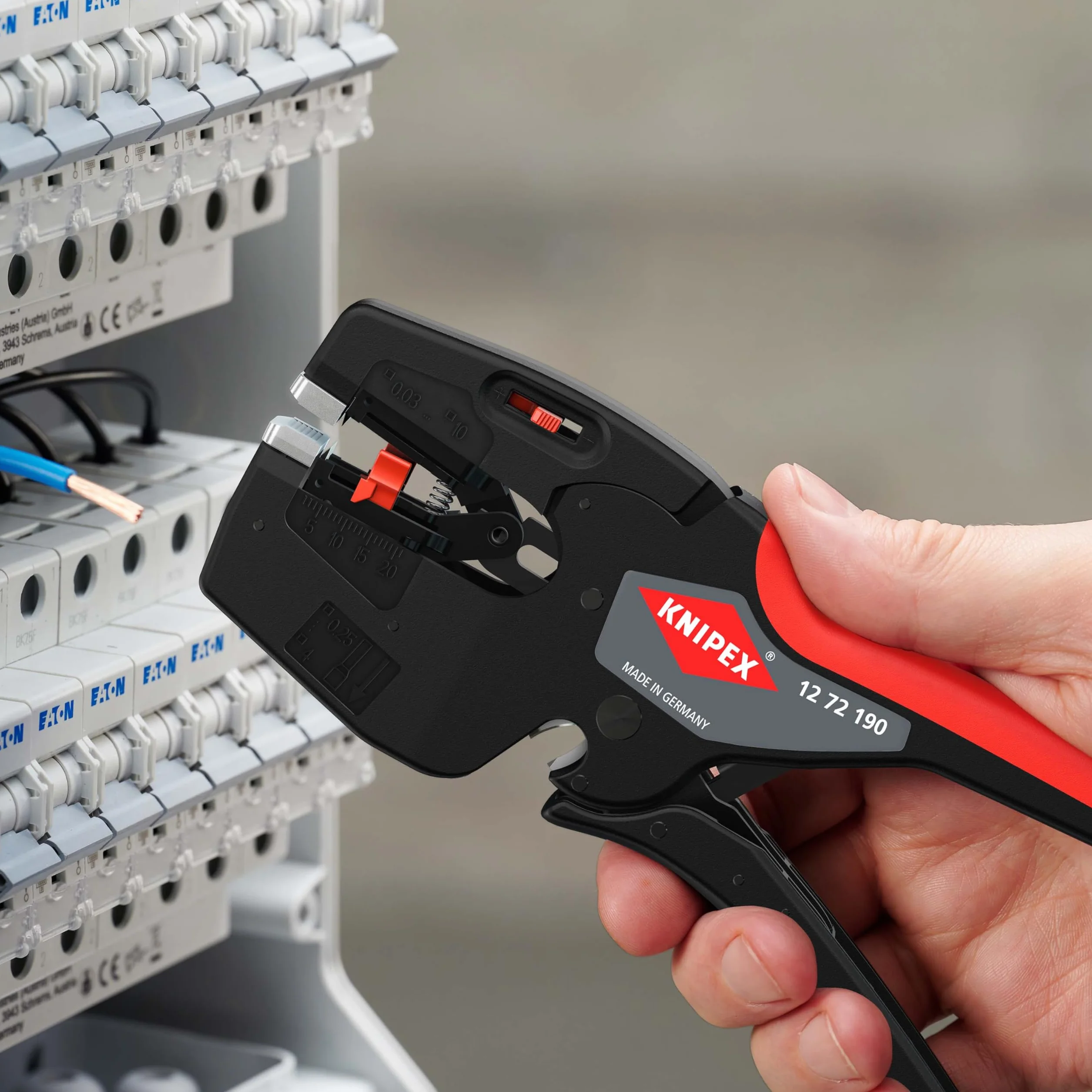 KNIPEX NexStrip 190 mm 12 72 190 Utensile multifunzione per elettricisti