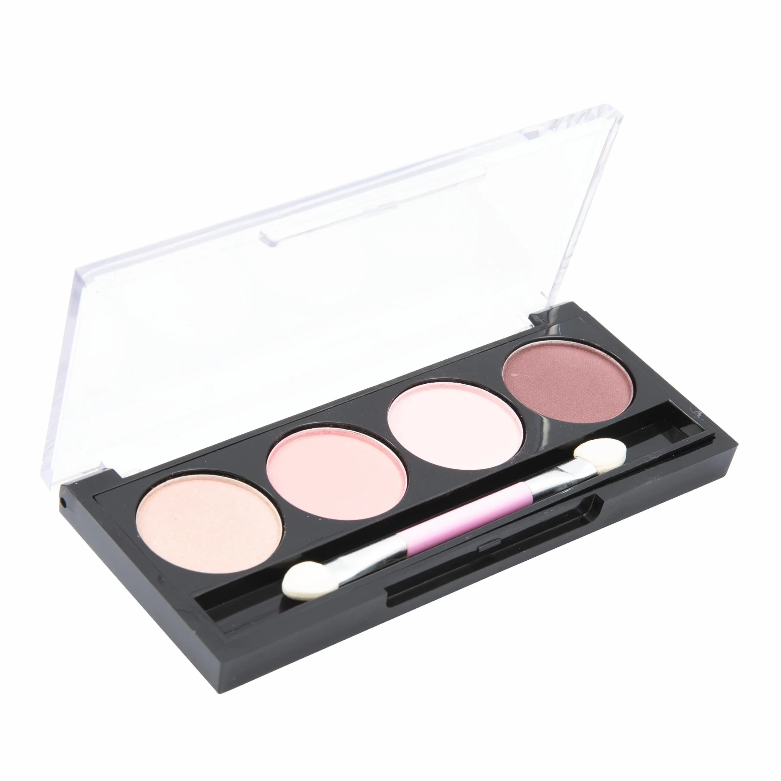 Kit Make Up Contenente Palette con 4 Colorazioni di Ombretto, Lucidalabbra Alla Fragola, Hair Chalk Rosa, Stickers Colorati, Strass, Adesivi, Gessetto Viso