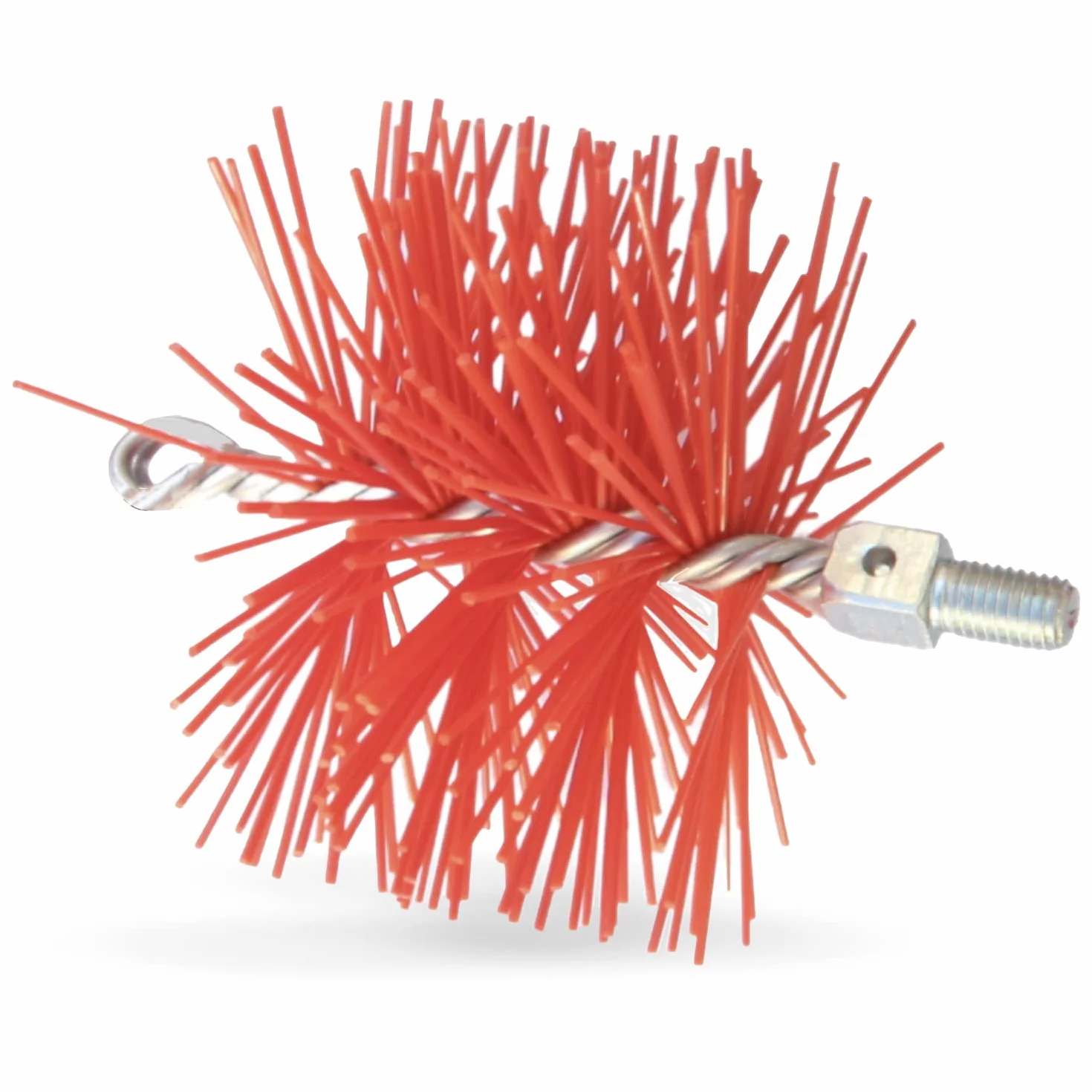 BARETTO Scovolo Canna Fumaria Ø 160 mm NYLON Attacco M12 Pulizia Camino