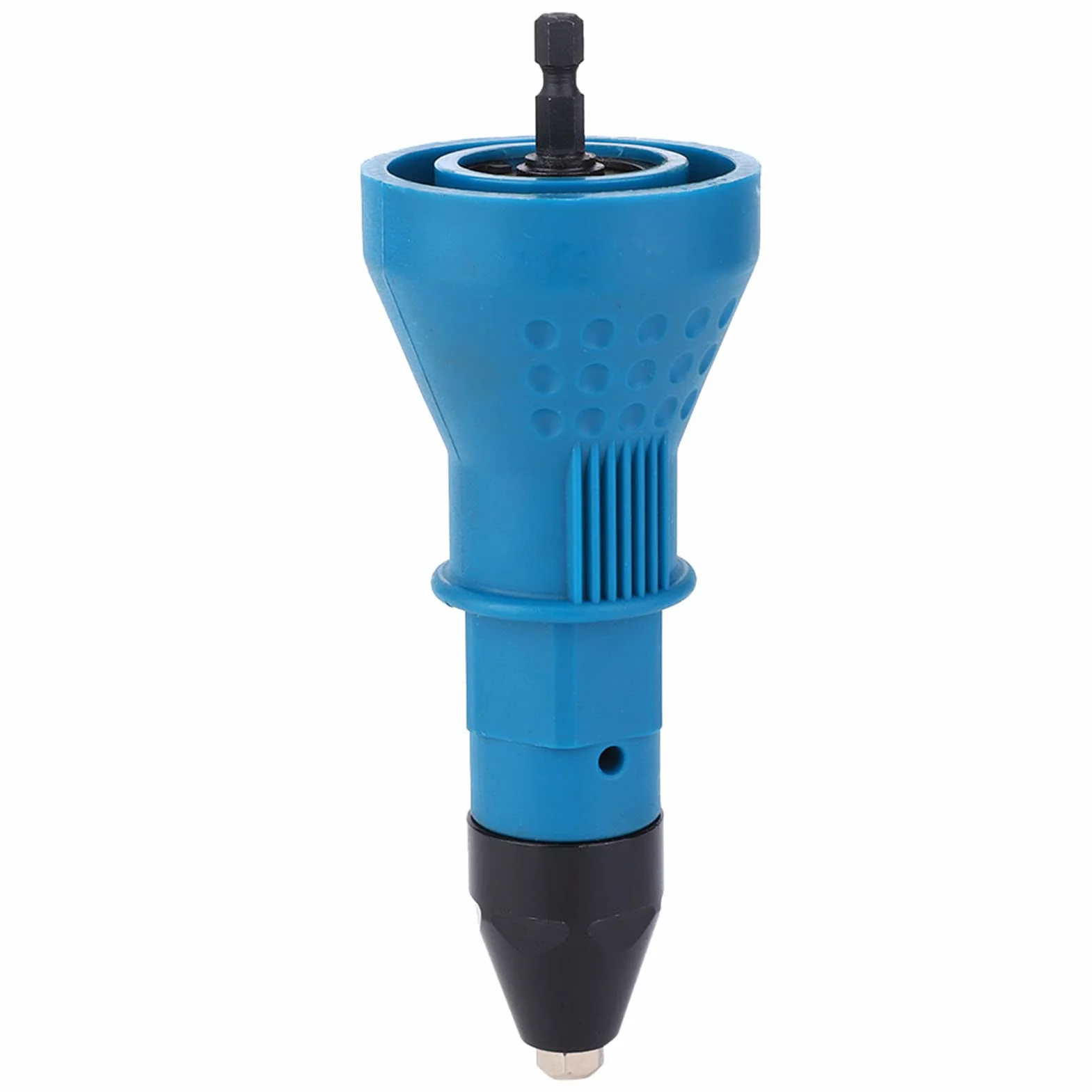 Adattatore per Pistola per Dadi per Rivetti Elettrici per Trapano Elettrico (BLUE)