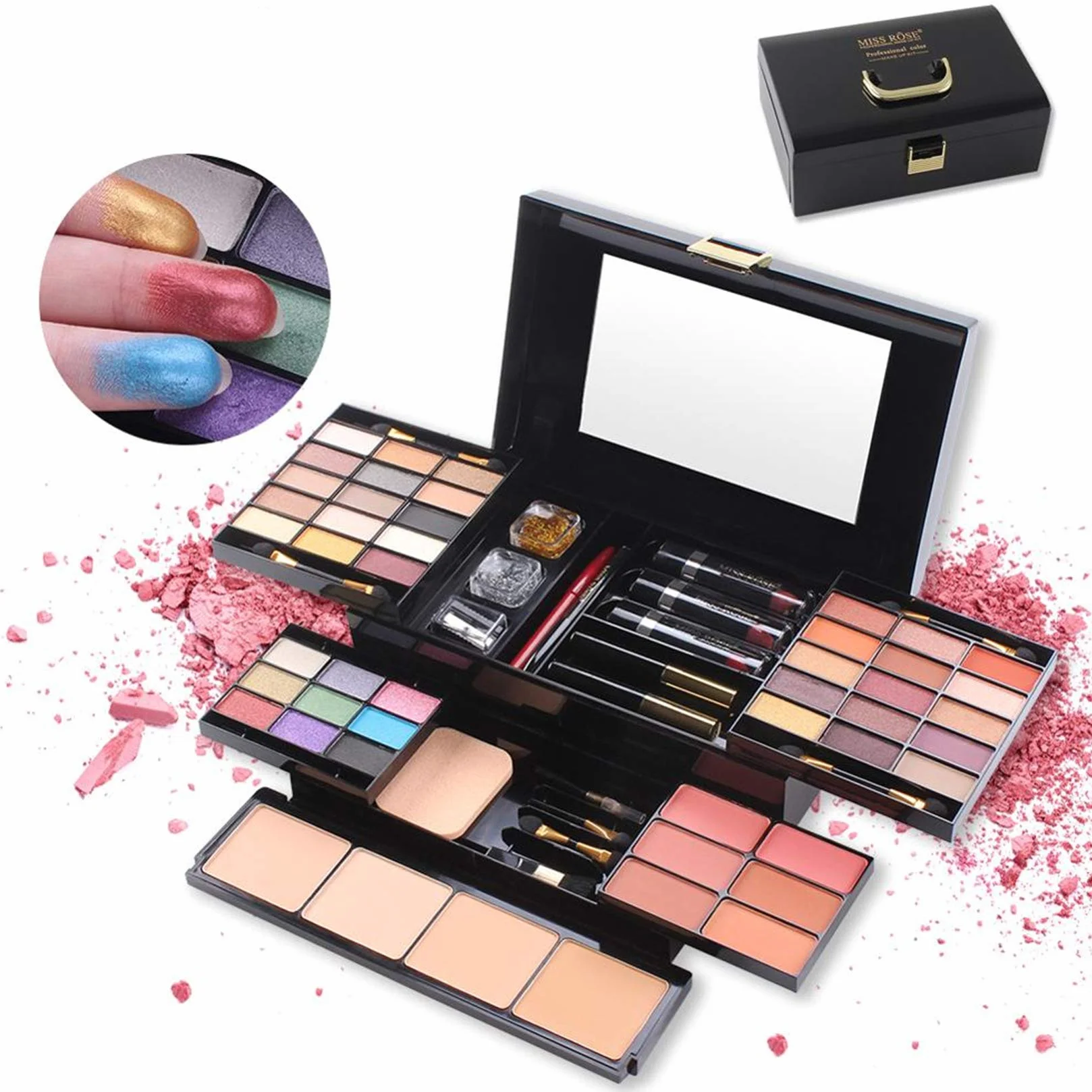 FantasyDay Set di Trucchi per Occhi Viso e Labbra - 54 Colori