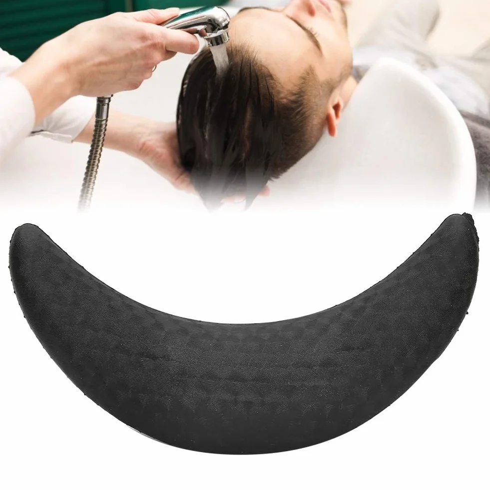 Scaldacollo per Lavatesta, Cuscino per Lavabo Parrucchiere, Poggiatesta Shampoo, Poggia Collo in Silicone Antiscivolo, Salon Testa Protezione Poggiatesta Strumento Lavaggio Dei Capelli Uso Domestico
