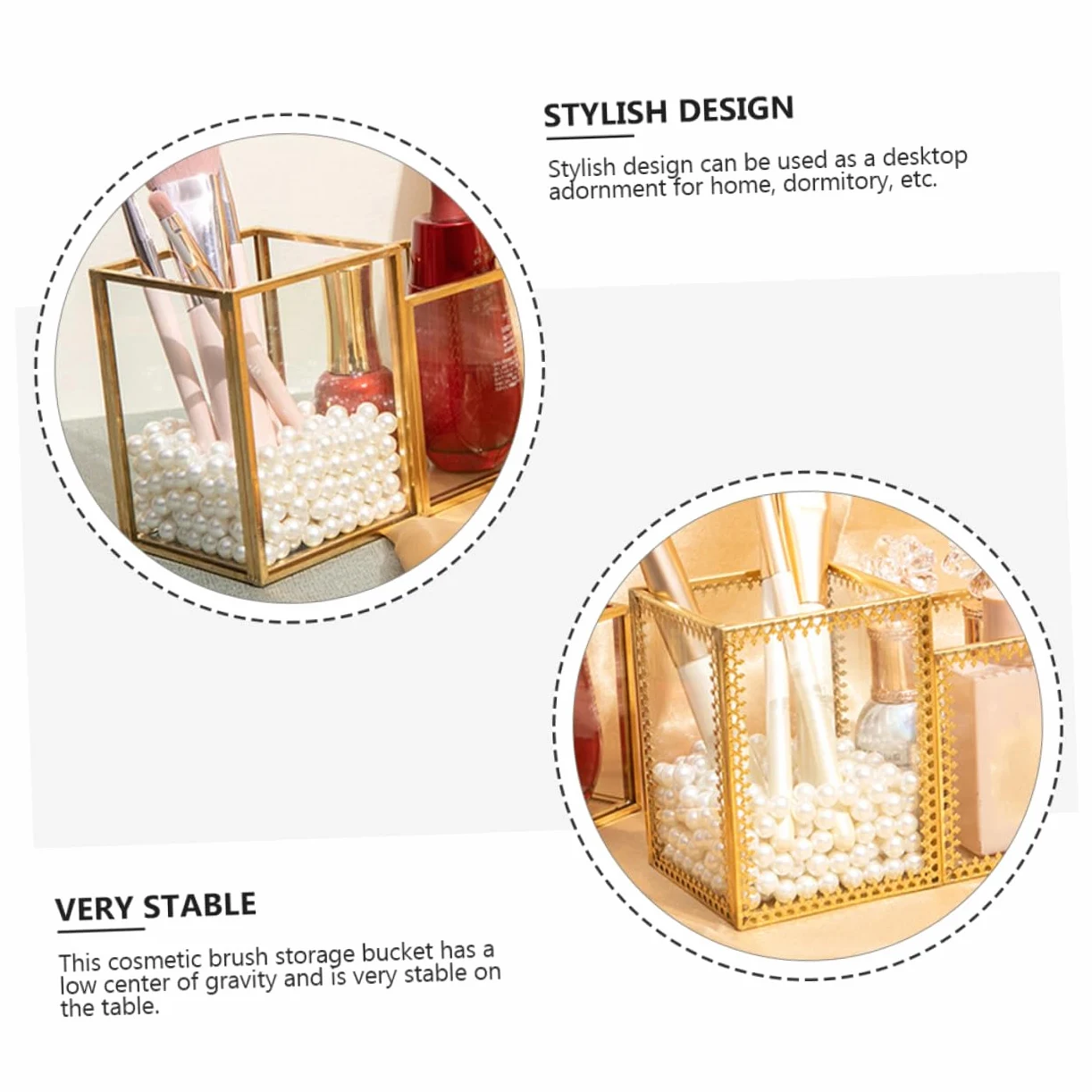 1 Pezzo Secchio per Organizer per Sopracciglia Design per Make Up e Accessori Cosmetici