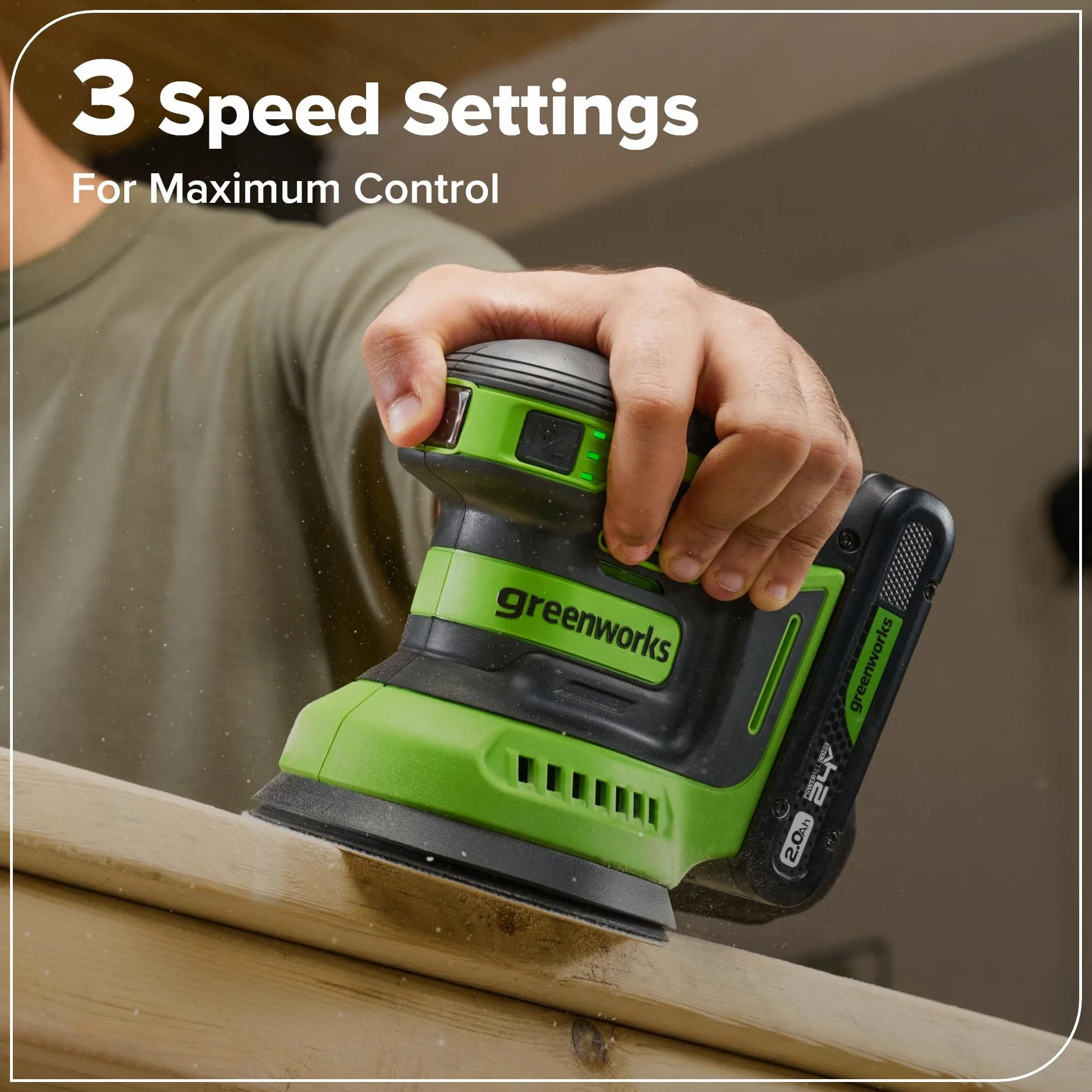 Greenworks 24V combo trapano avvitatore a percussione sega circolare alternativa a calare utensile multifunzione levigatrice torcia