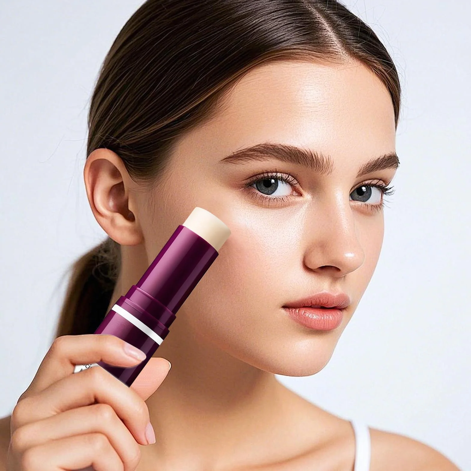 2 pezzi Cemenrete Calcium Multi Balm,Anti-invecchiamento & Firming Korean Skincare Stick Calcium Volume Multi Balm ,Anti-Aging Collagene Matita Umidità per occhi, viso, collo
