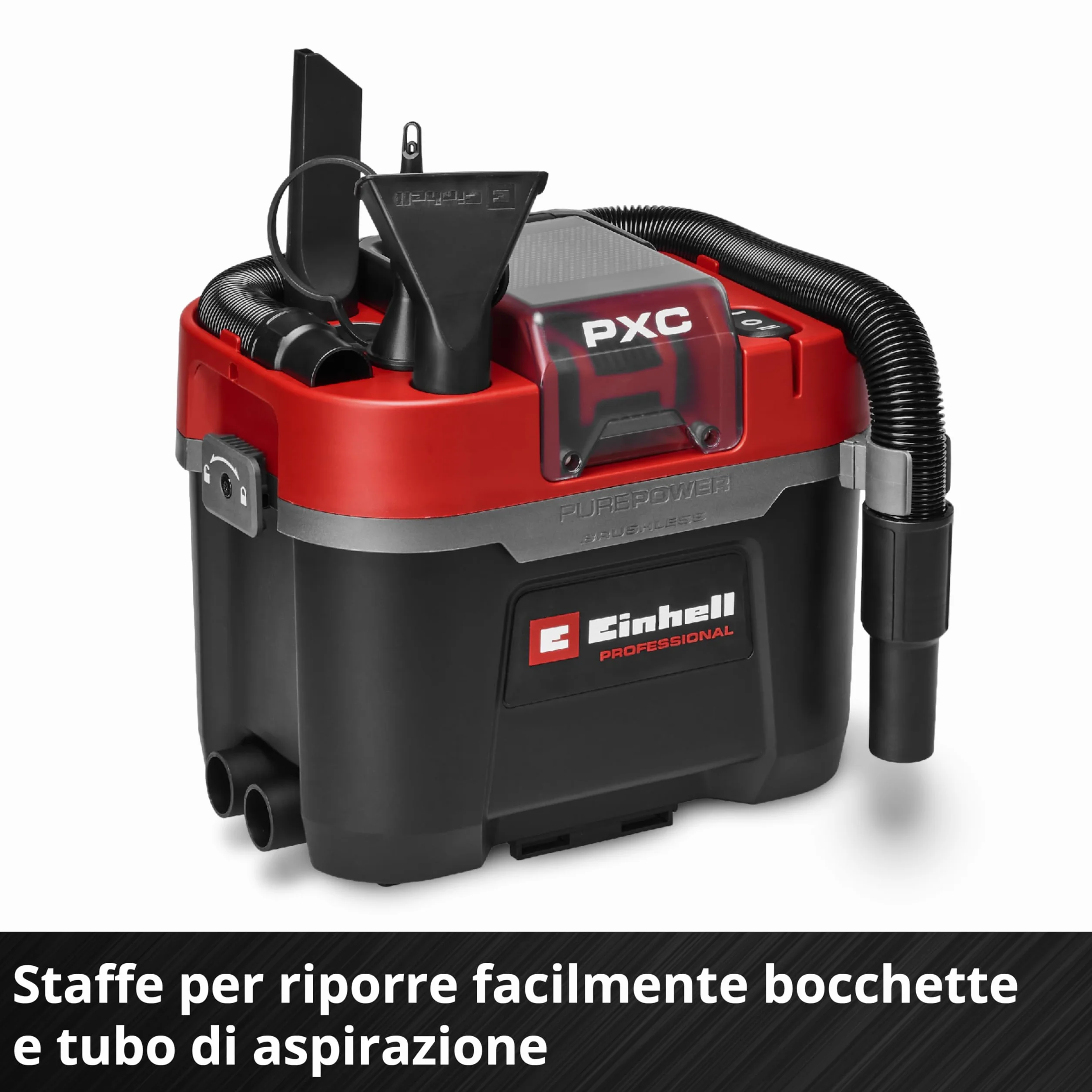 Einhell TP-VC 18/10 Li BL L-Solo Professional Aspirasolidi e liquidi 18 V Brushless 10 l
