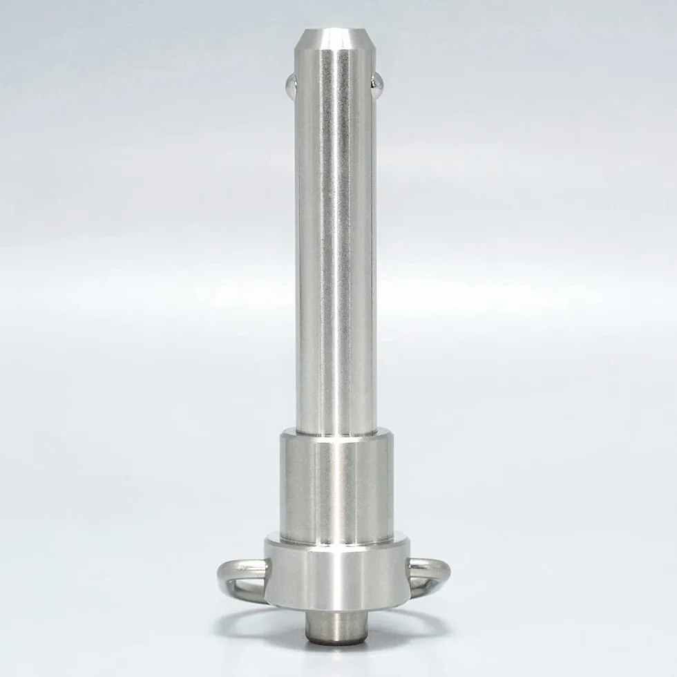 Perni autobloccanti a sfere acciaio inox M10 L15 mm bloccaggio sicurezza sgancio rapido