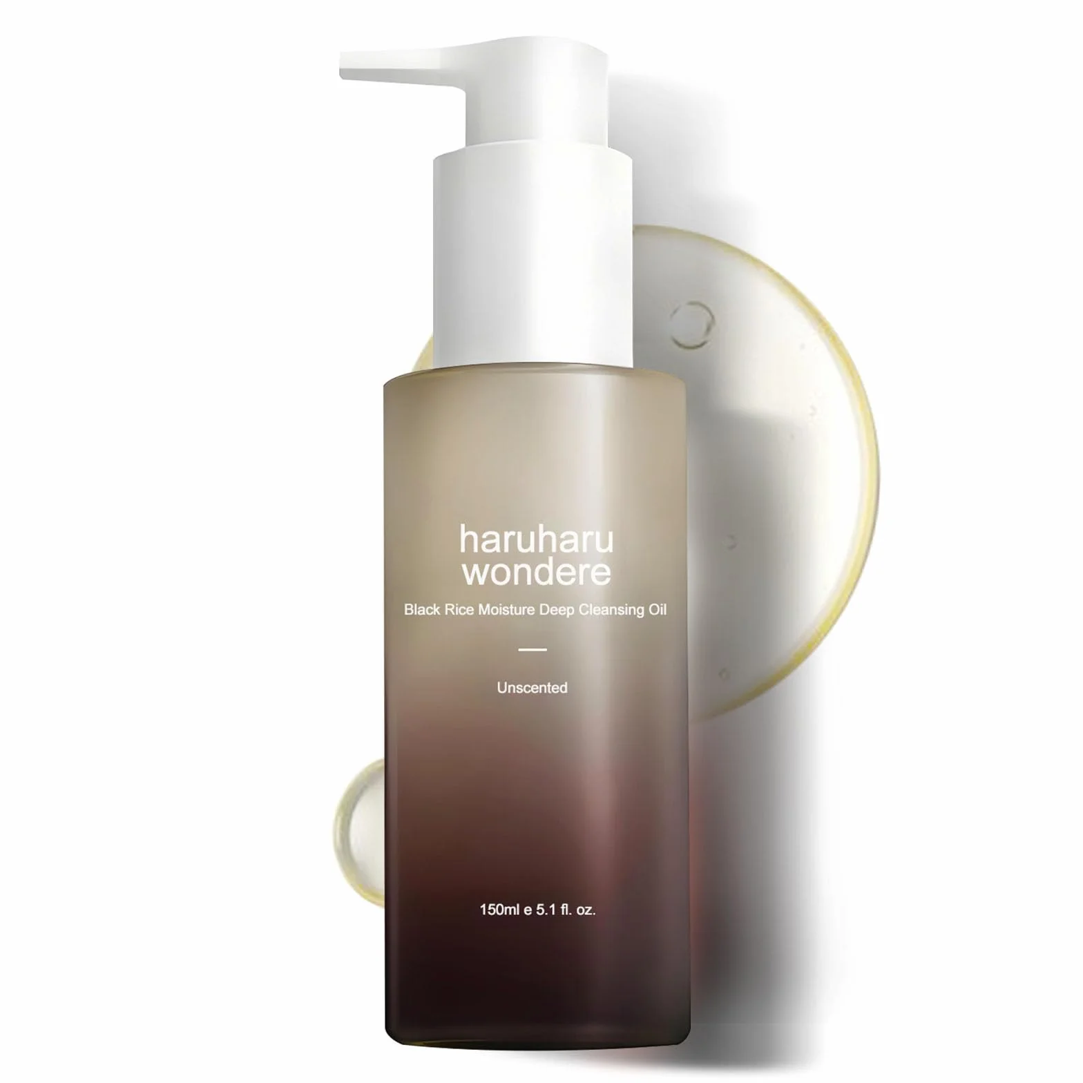 Black Rice Moisture Deep Cleansing Oil 5.1 fl.oz / 150ml | Detergente viso coreano, struccante | Vegano, Cruelty Free | Olio di Semi di Jojoba, Olio di Semi di Macadamia