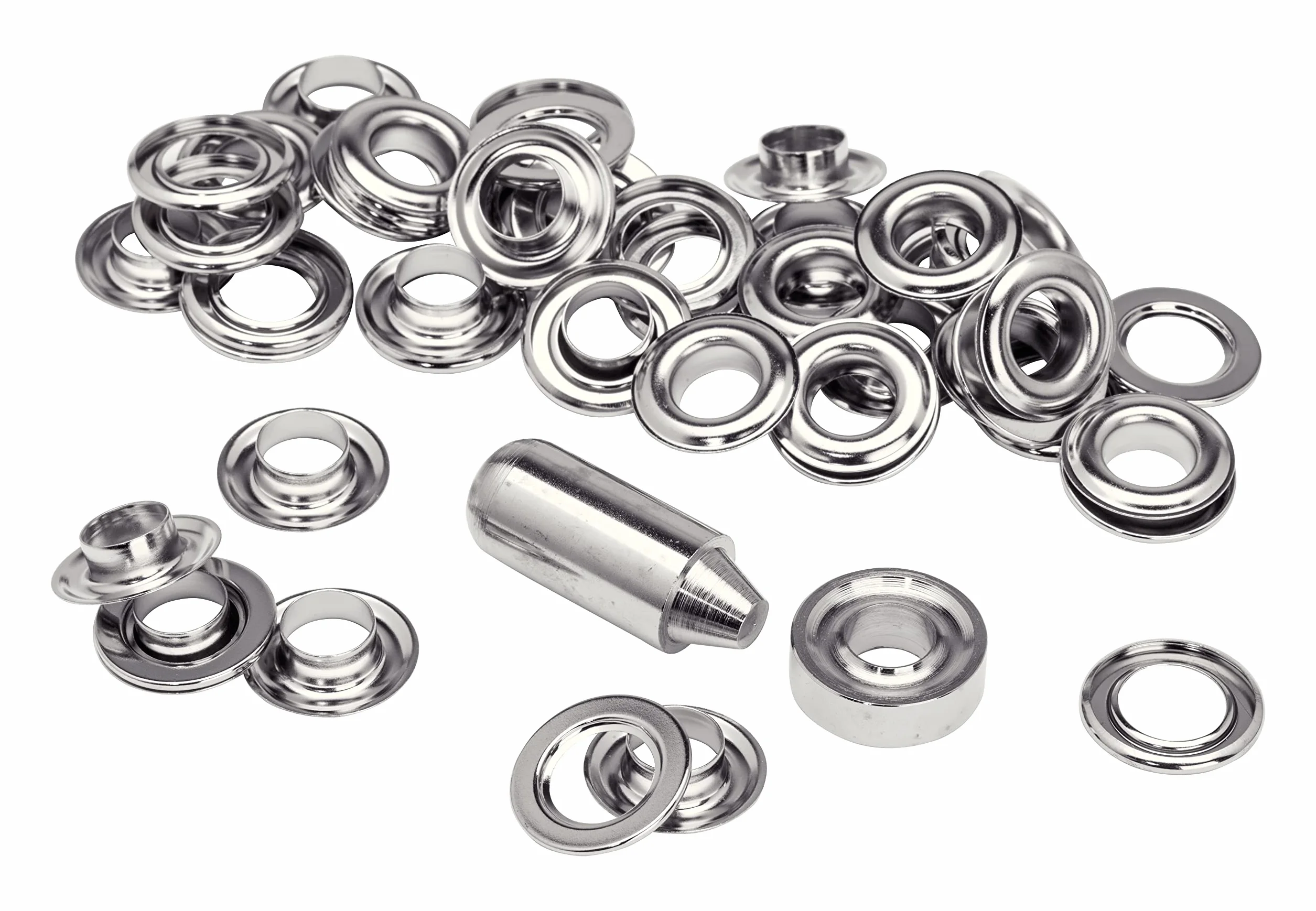 Rapid Scatola 25 Occhielli Acciaio Ø13 mm per Teloni Ribattitore Incluso