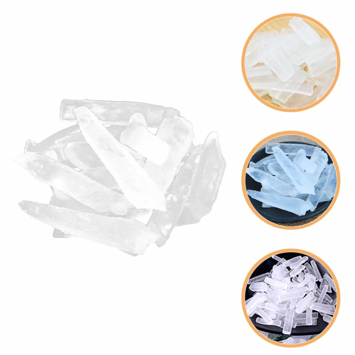 Base di Sapone Naturale in Barra 3 Borse per Sapone Fatto a Mano Schiuma Ricca e Facile da Pulire, per Lavaggio del Viso e Bagno di Tutta la Famiglia