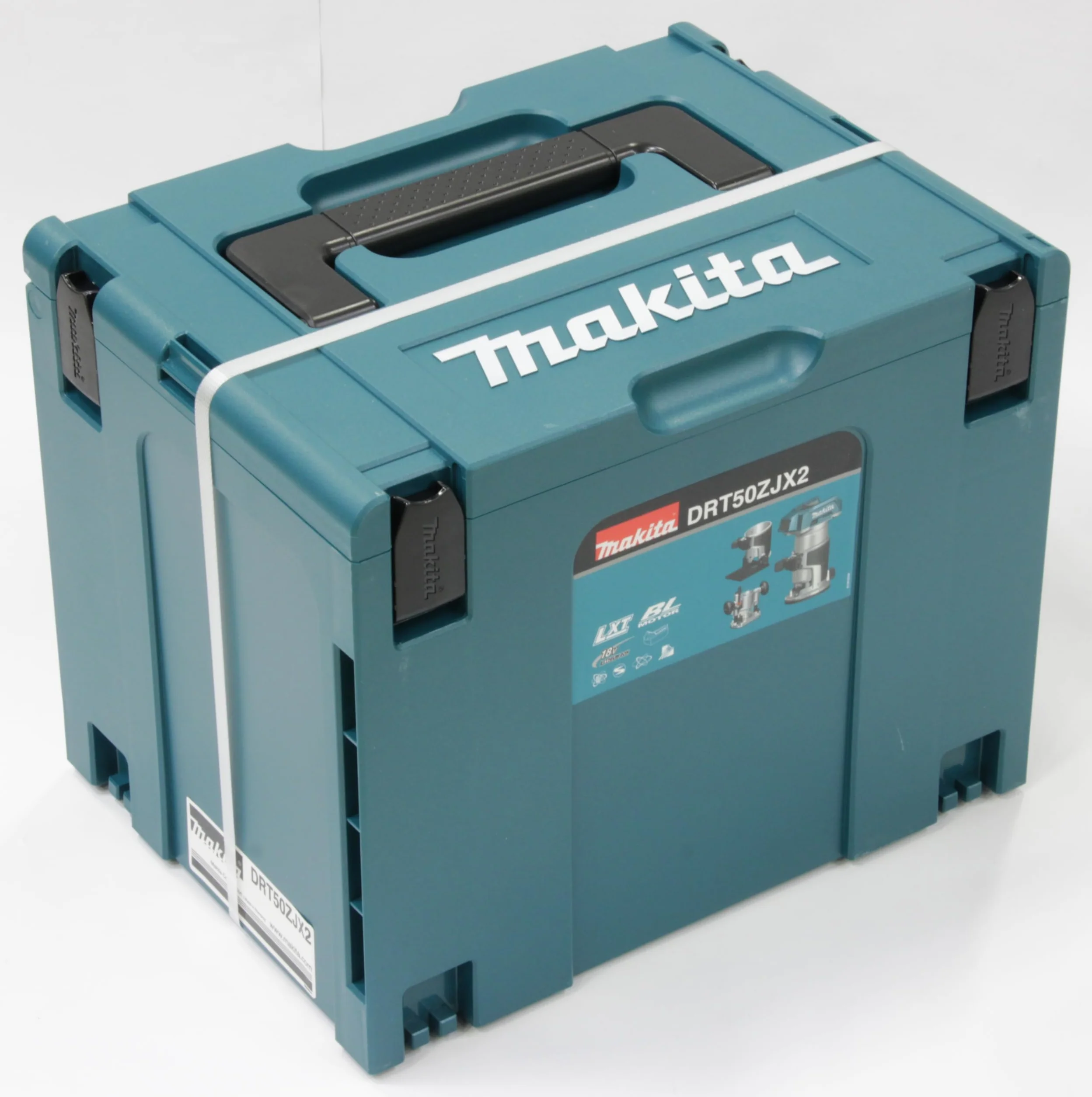 Makita DRT50ZJX2 Fresatrice Rifilatore 18V 3 basi
