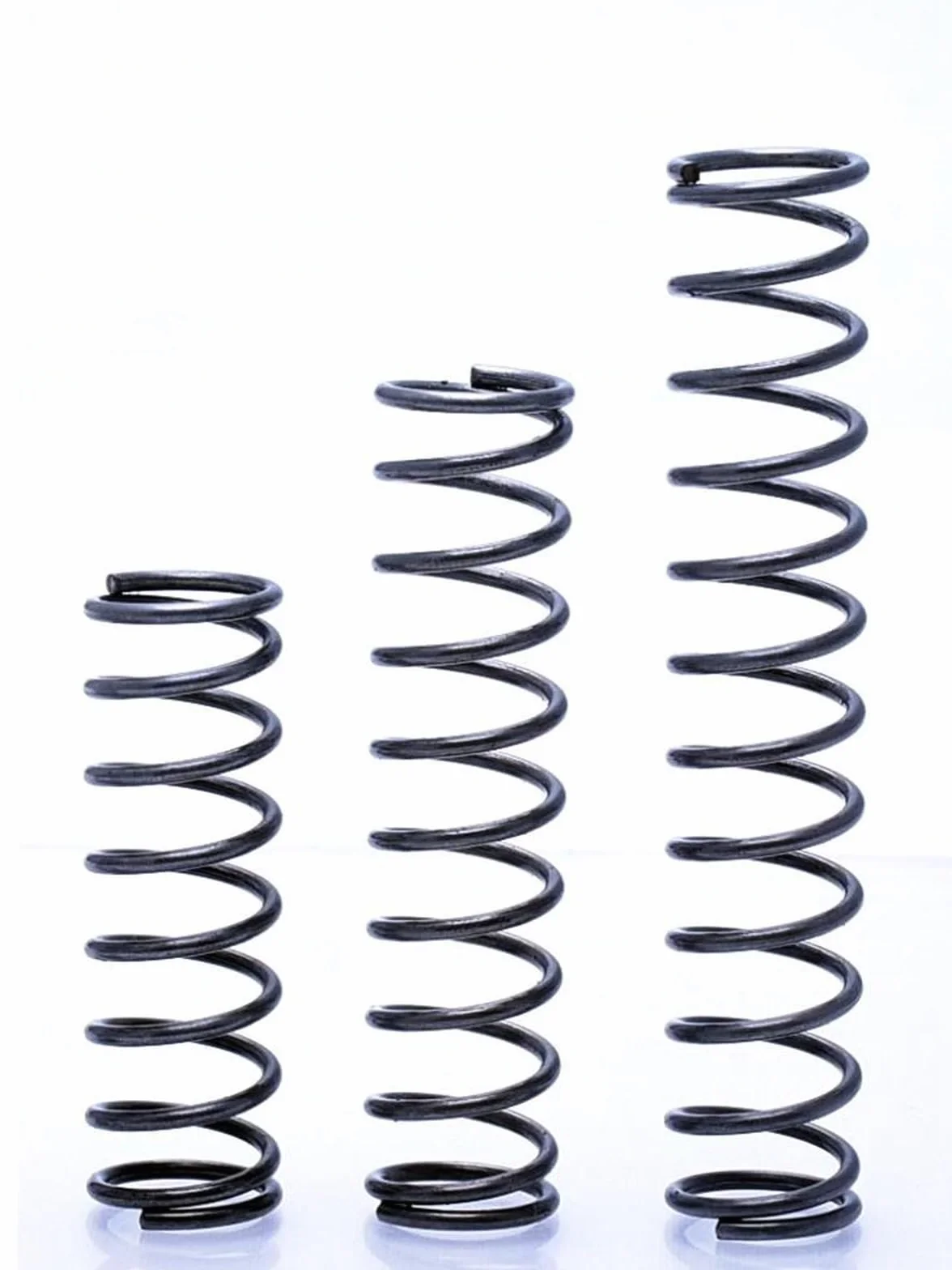 Molla di compressione in acciaio diametro filo 3 mm diametro esterno 30 mm lunghezza 120 mm