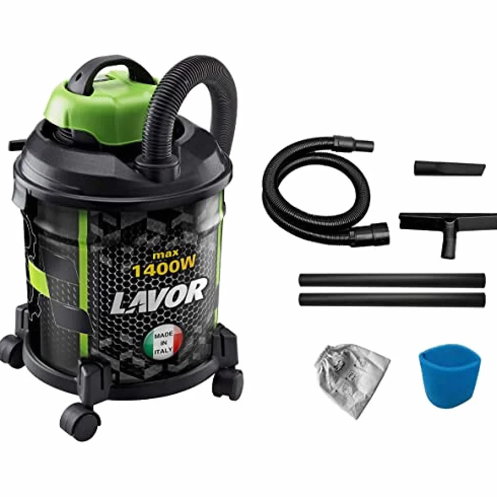 Lavor Aspiratore Solidi e Liquidi JOKER 1400 S 20 l 1400 Watt 18 kPa Serbatoio in Metallo