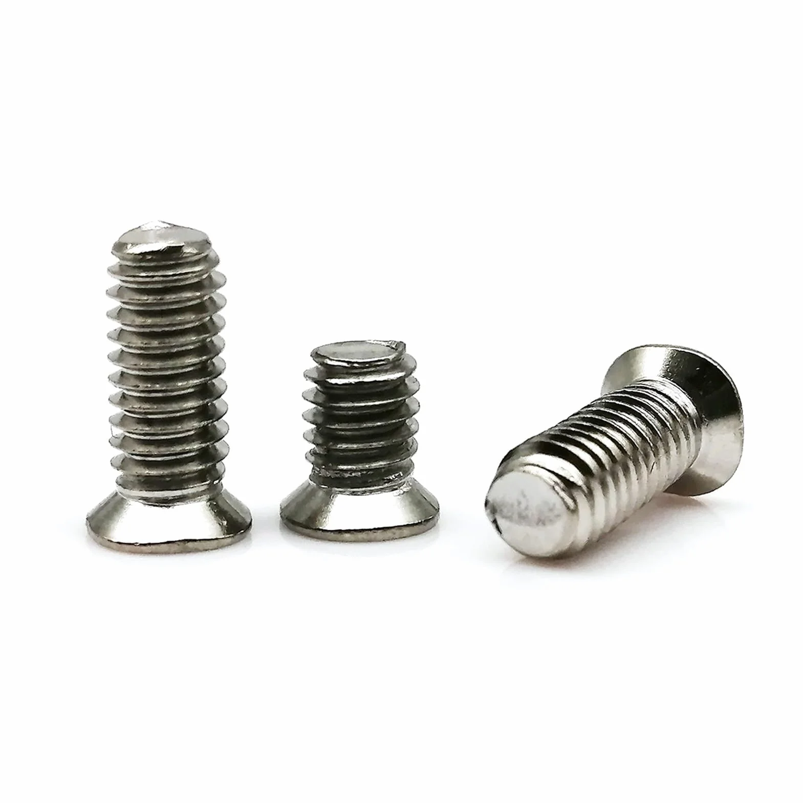 Viti a testa svasata piatta in acciaio inossidabile 304 A2-70 50pcs M1.6-M4