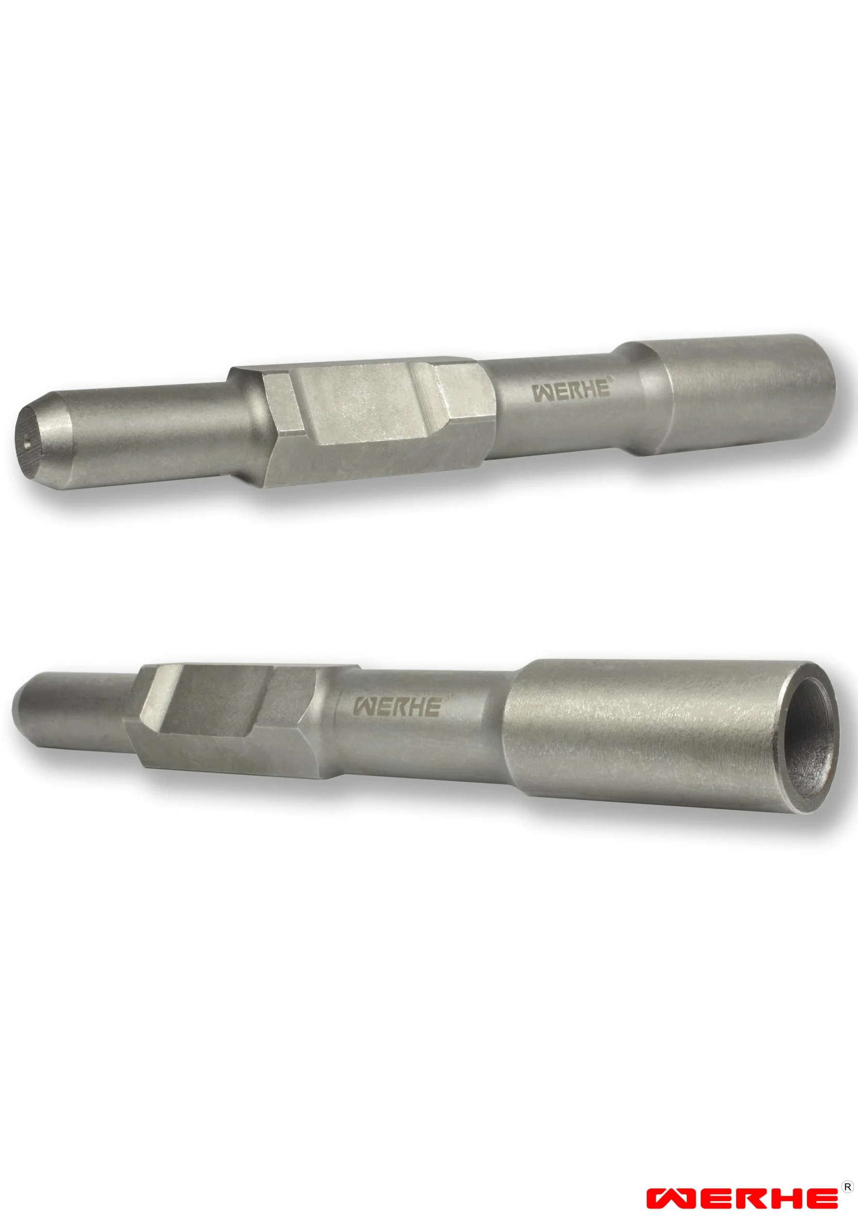 WERHE Chiodatrice professionale 25,5x35x260 mm per picchetti di terra con martello pneumatico esagonale 30 mm