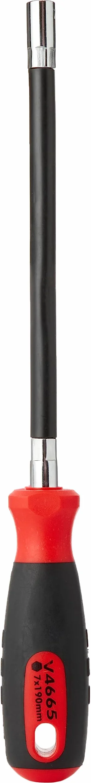 Vigor cacciavite flessibile esagonale esterno, chiave 7, lunghezza 300 mm, 1 pezzo