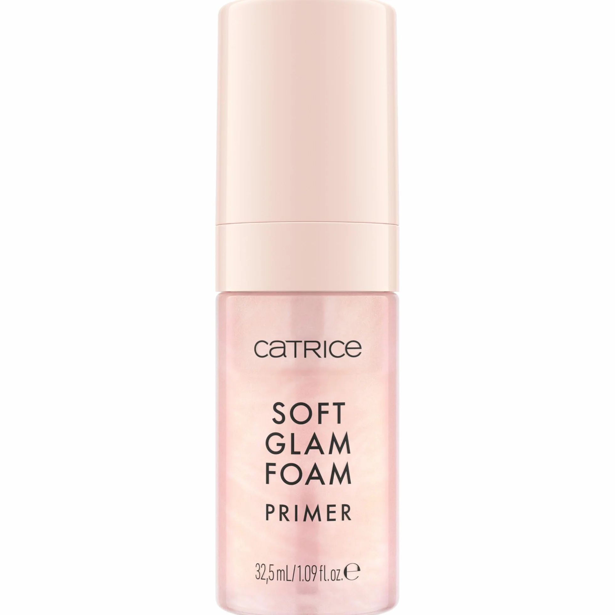 Catrice Soft Glam Foam Primer Viso, idratante, curativo, per occhi/pelle delicati, luminosa, rugiadosa (32.5ml)