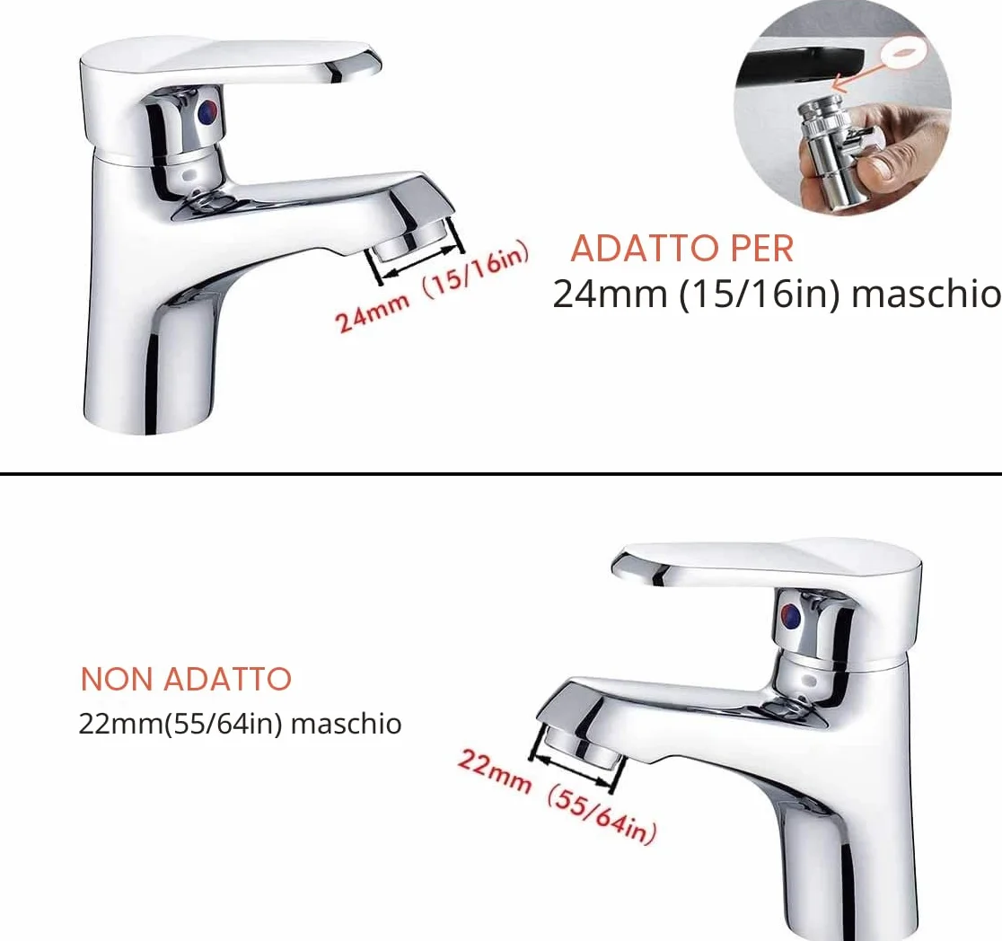 Bidet Portatile Kit Doccetta Spruzzatore WC Acciaio Inossidabile Deviatore 2 Vie Tubo 1,5m Supporto