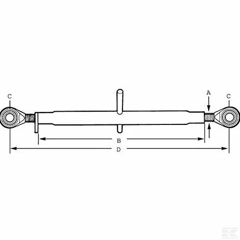Cat 1 Terzo punto 295-375 mm foro 19,4 mm KRAMP